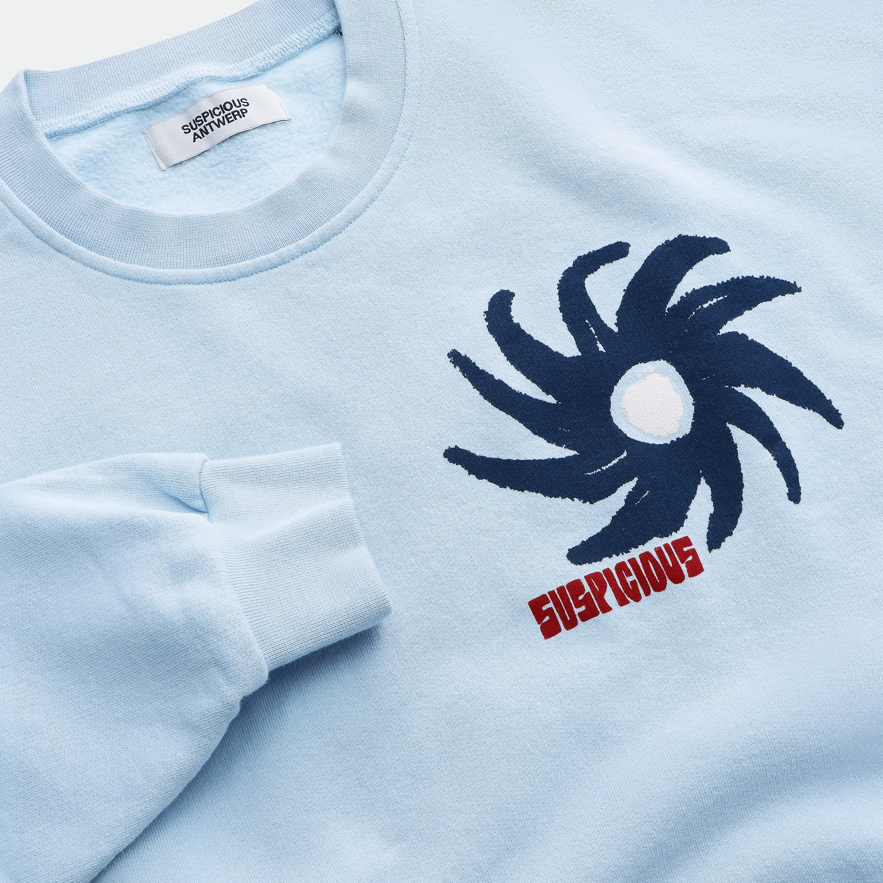 Isla Bonita / The Menorca Crewneck - Celestial Blue - Image 4