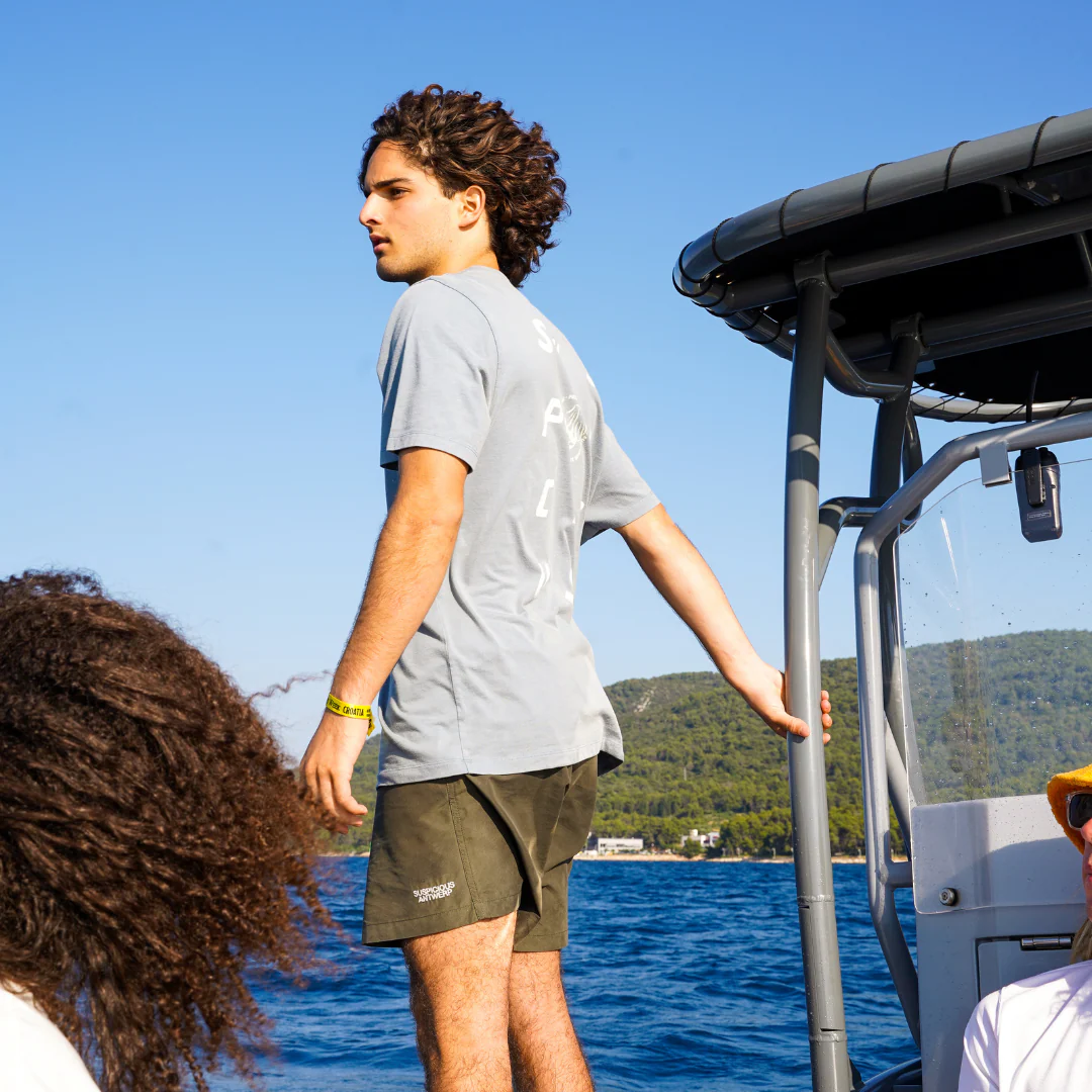 The Essentials Board Shorts - Army - Image 4