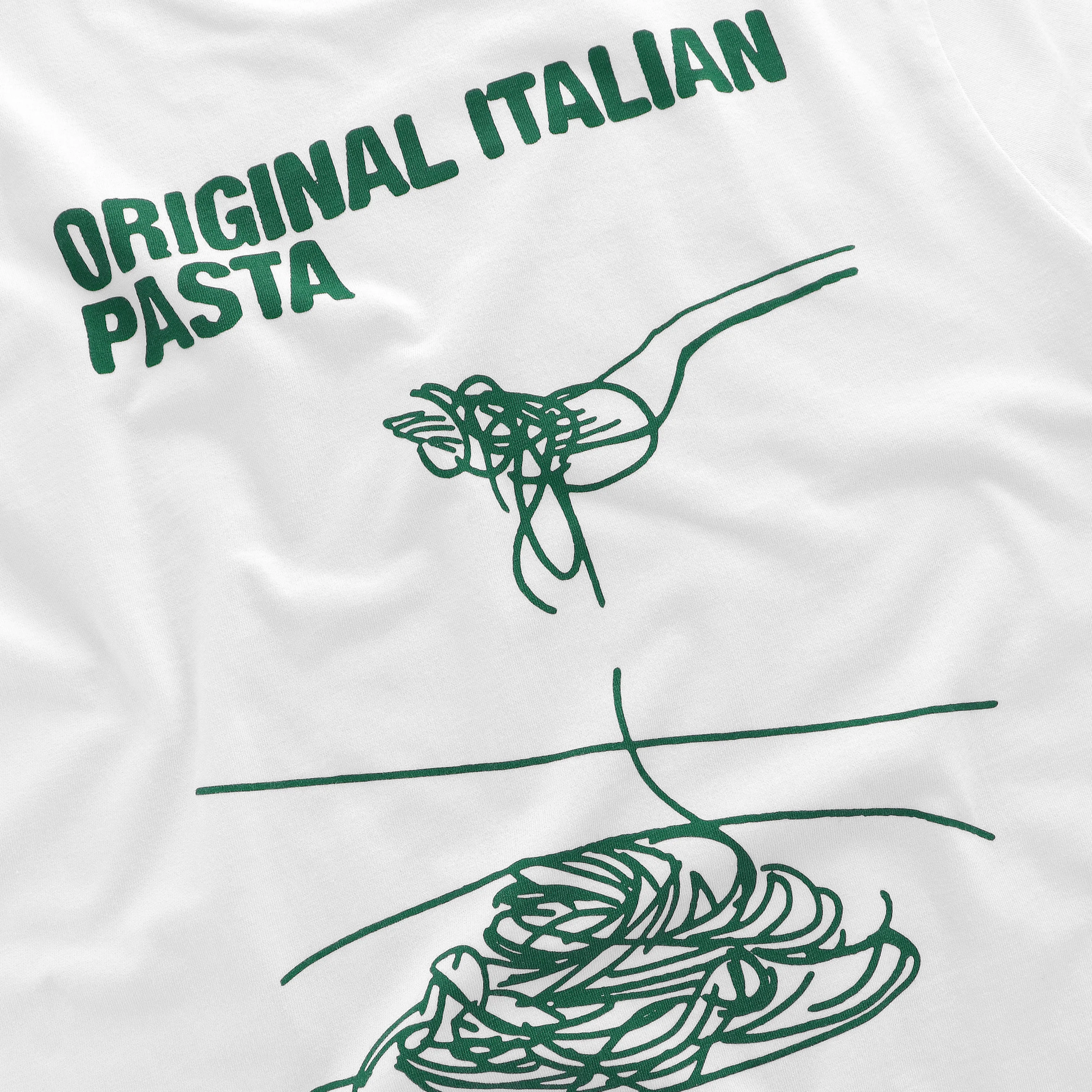 The Original Italian Pasta Tee - White - Image 2