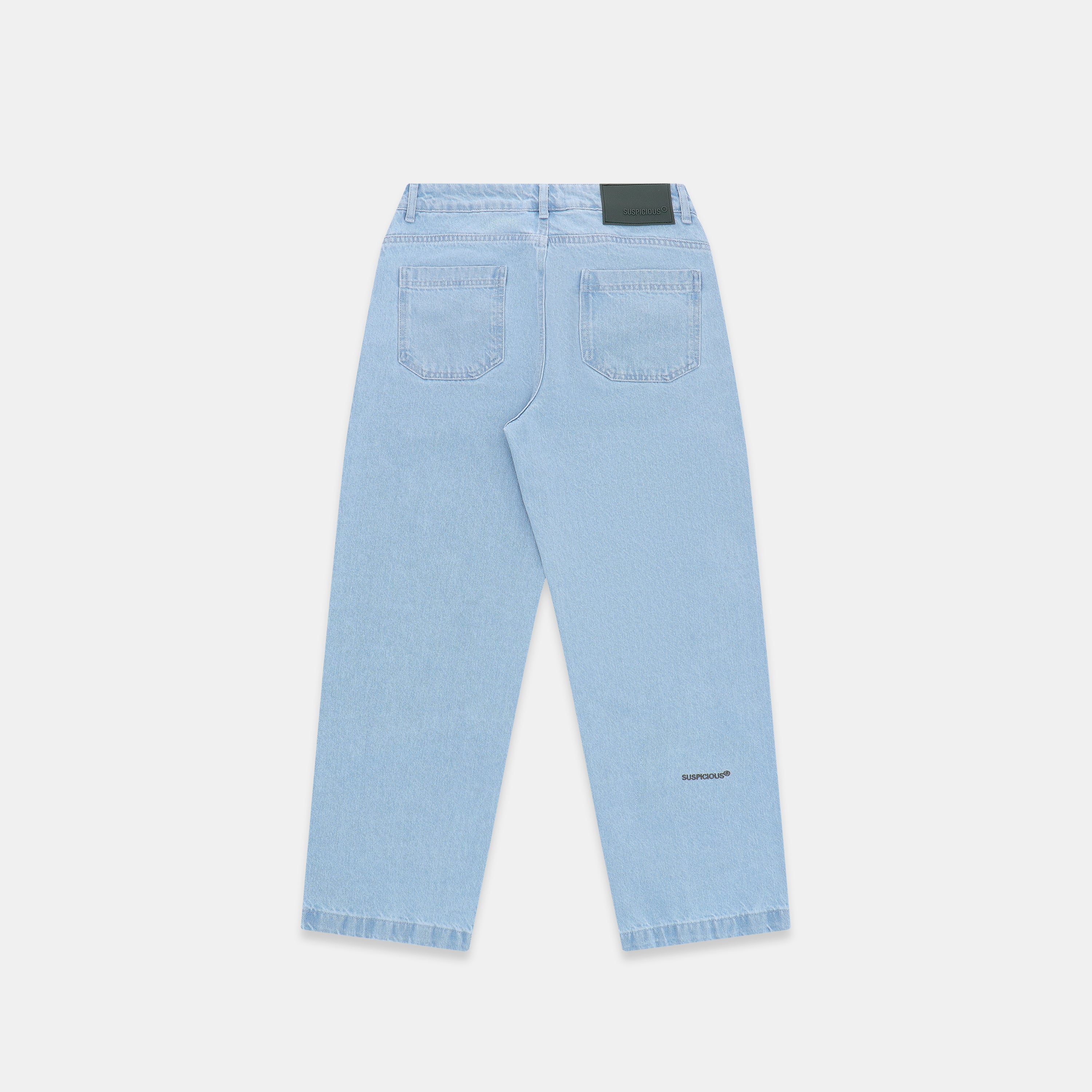 Wide Leg Denim - Bleached - Image 6