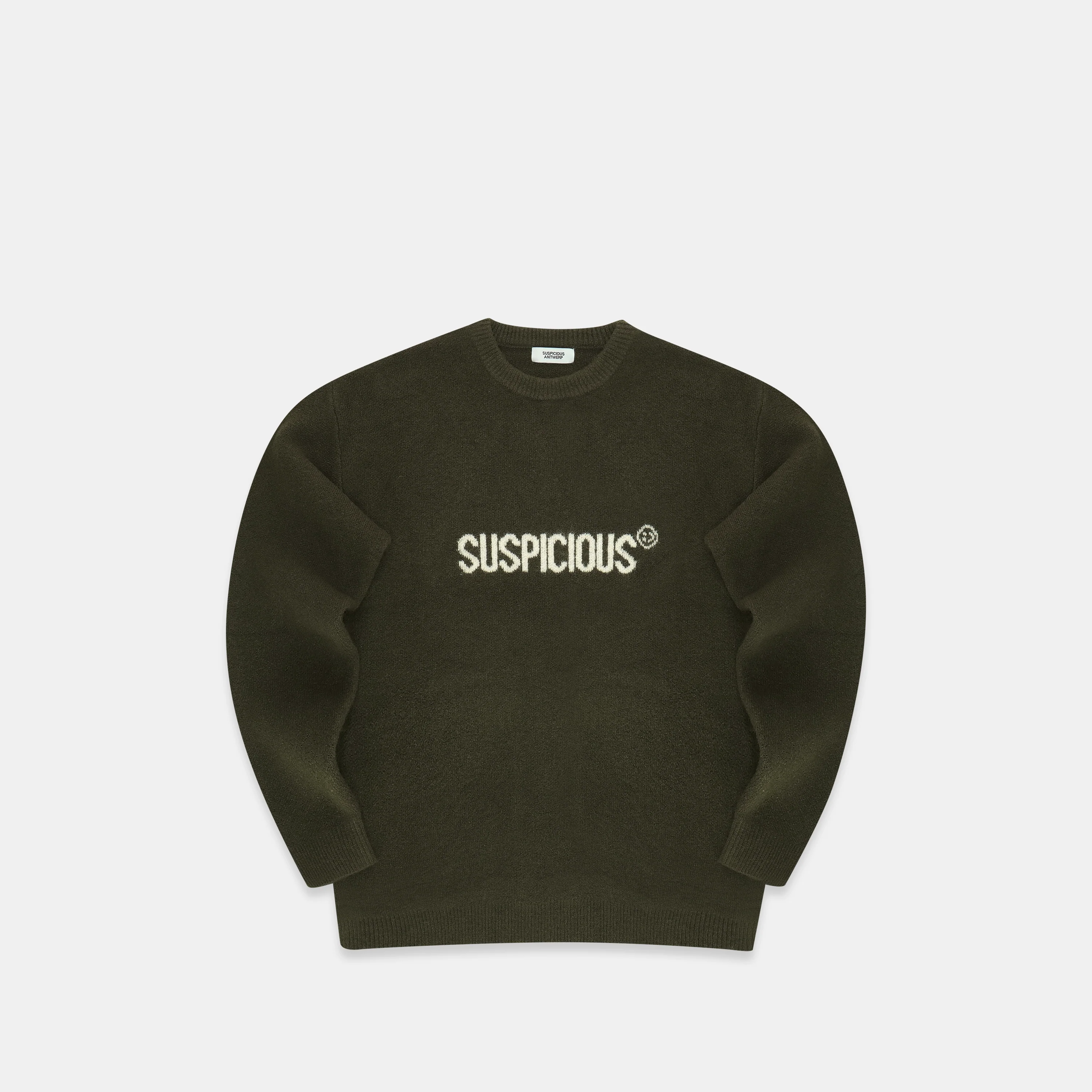 PL / The Smiley Knitted Sweat - Army