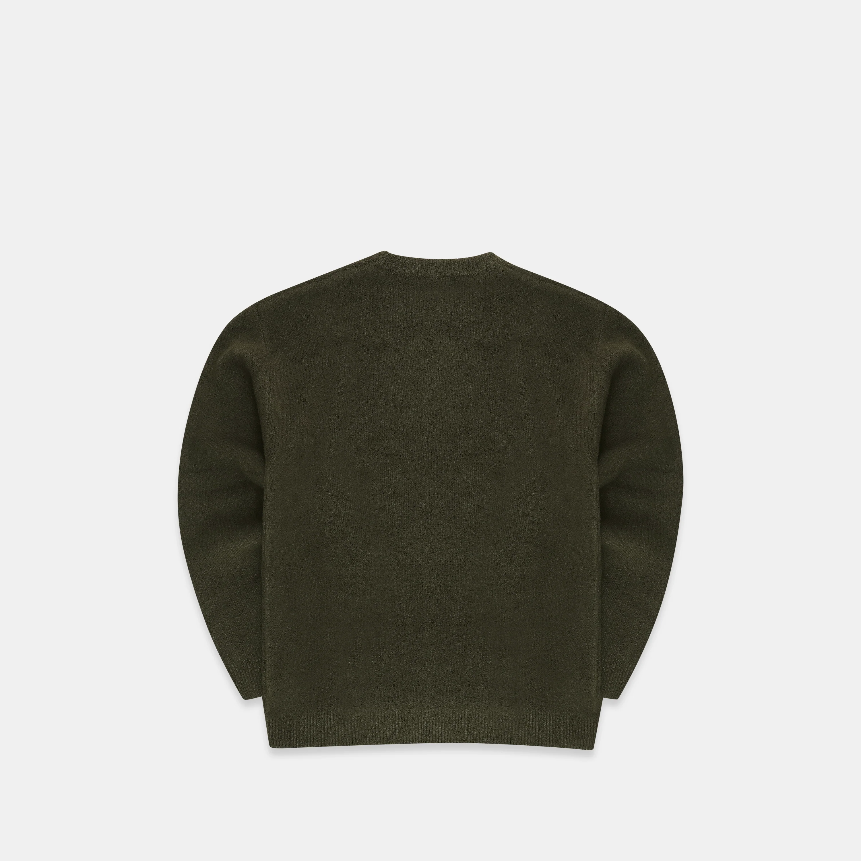 PL / The Smiley Knitted Sweat - Army - Image 3