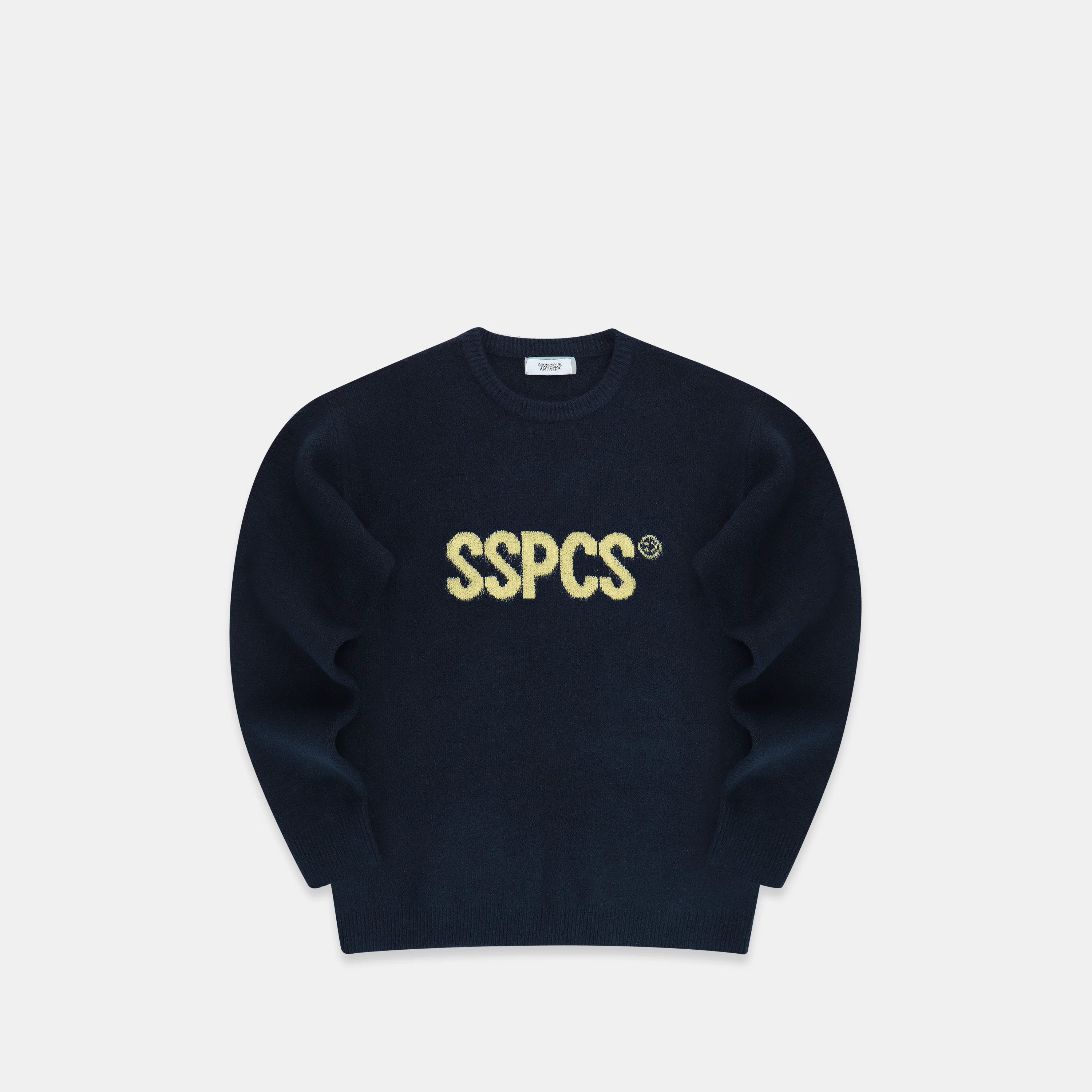 The SSPCS Knitted Sweat - Nightfall / Yellow