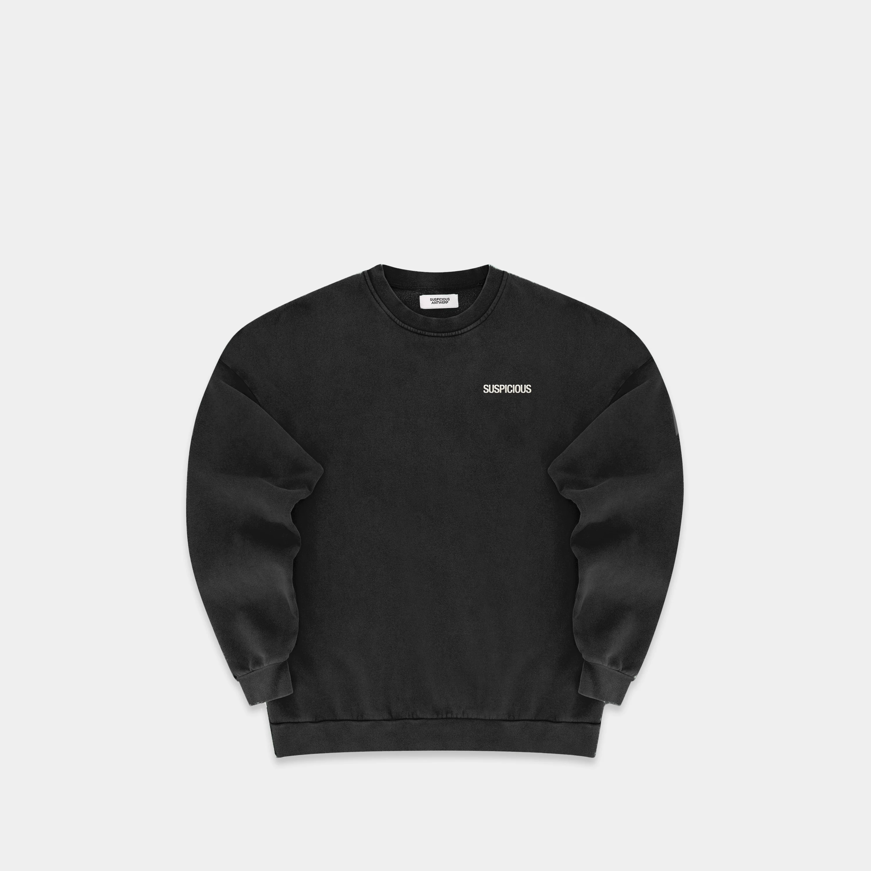 The Suspicious 2 Crewneck - Black