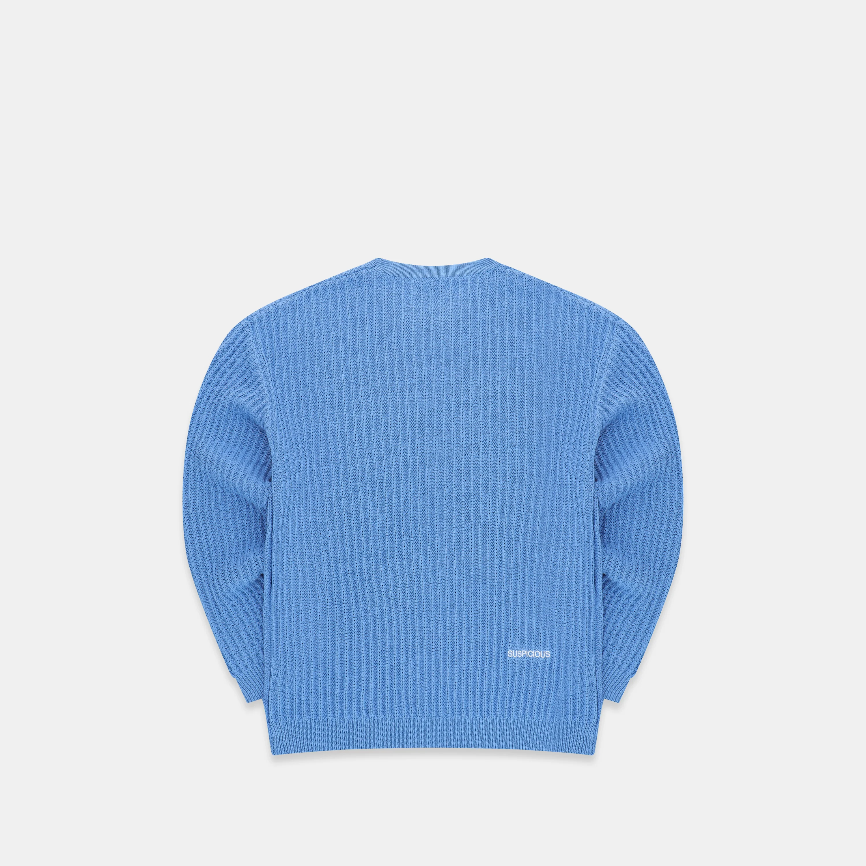 The Suspicious 2 Knitted Sweat - Blue - Image 3