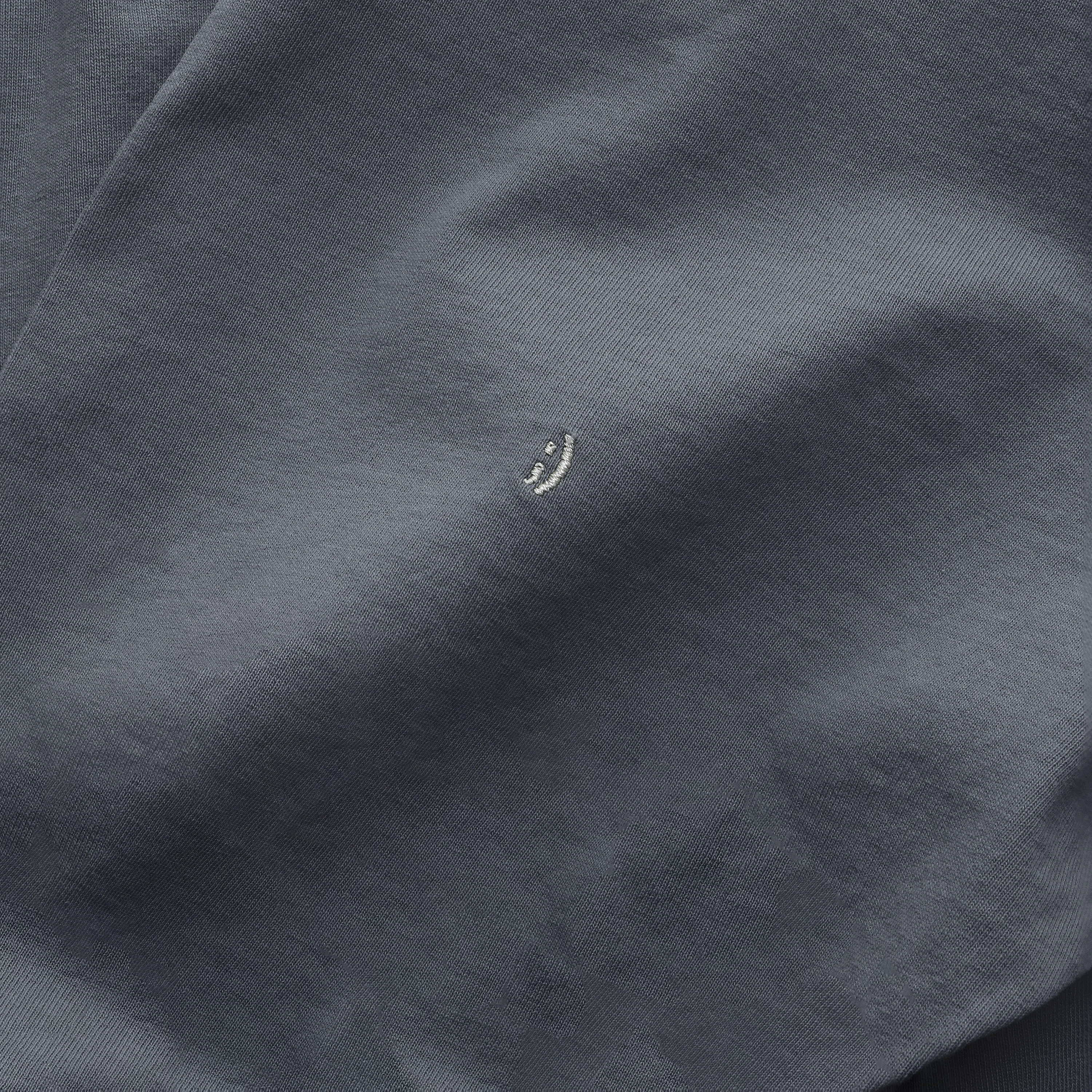 The Suspicious Smiley Longsleeve - Slate Blue - Image 5