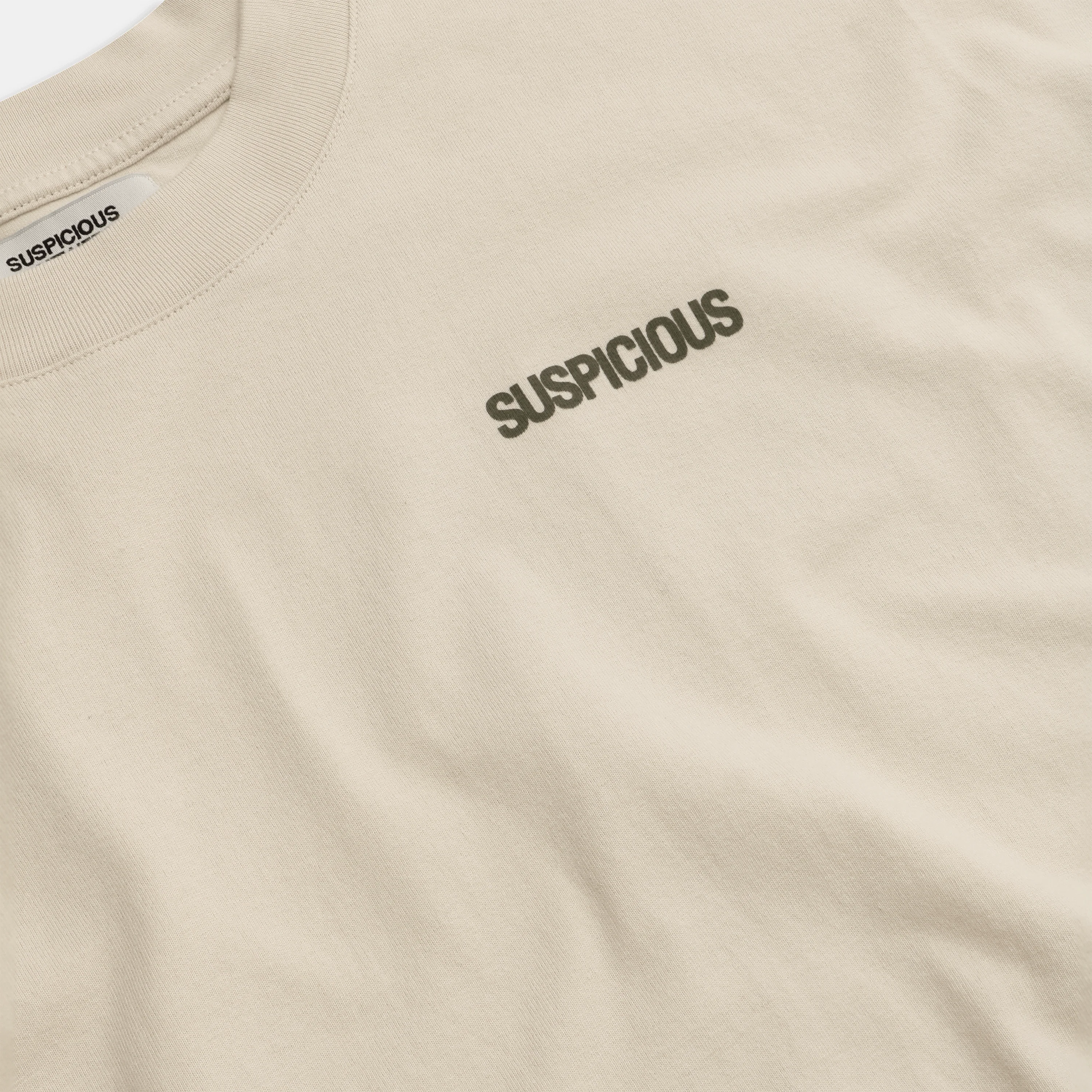 The Suspicious Tee - Buttercream - Image 4
