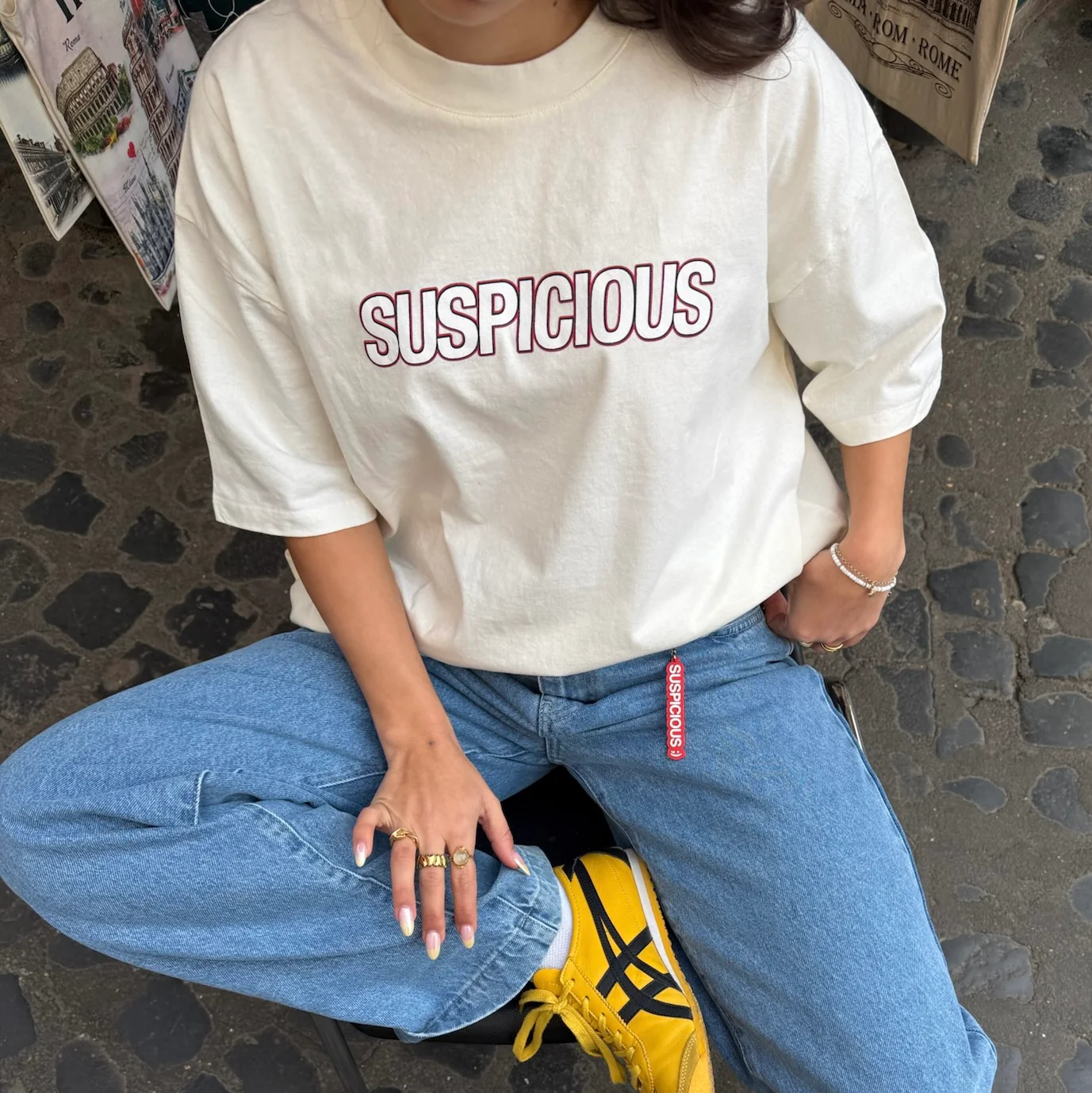 The Suspicious Tee - Natural - Image 5