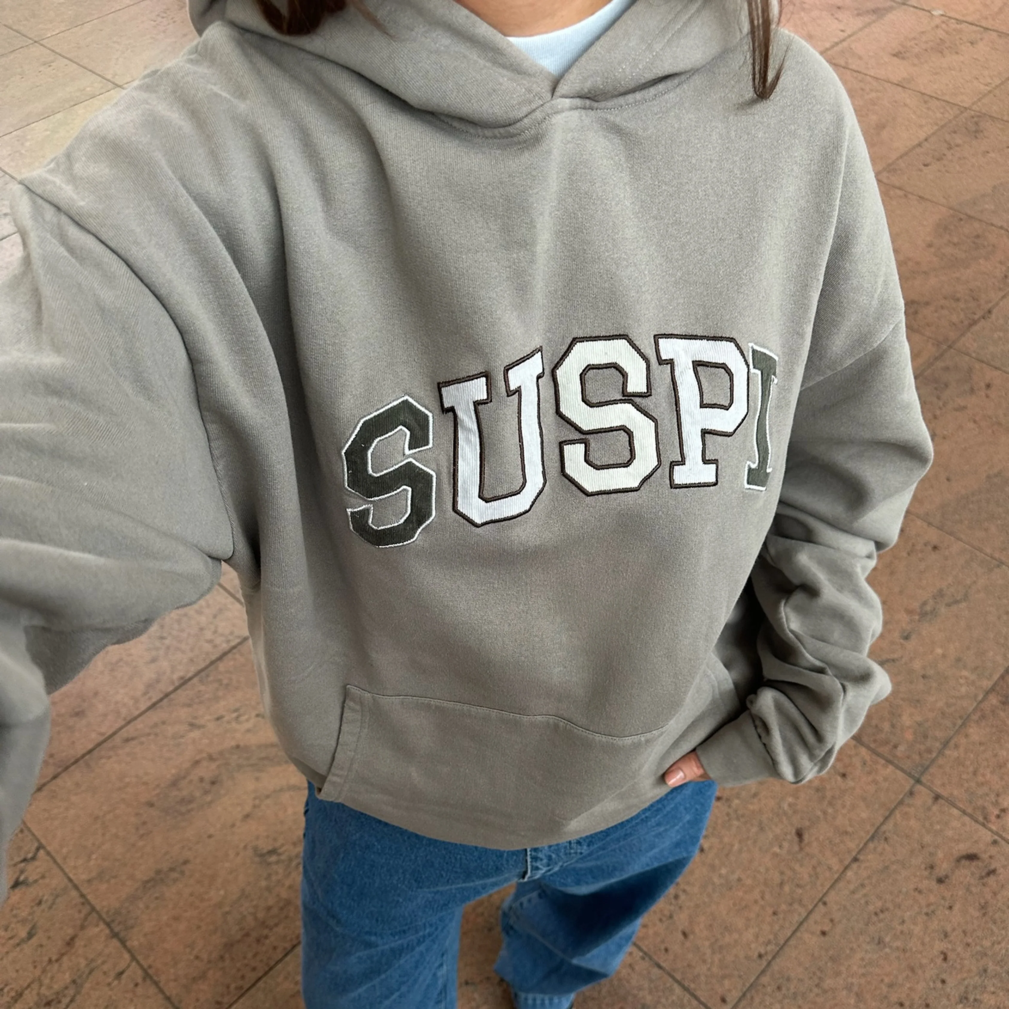 The Varsity Hoodie - Mocha - Image 4