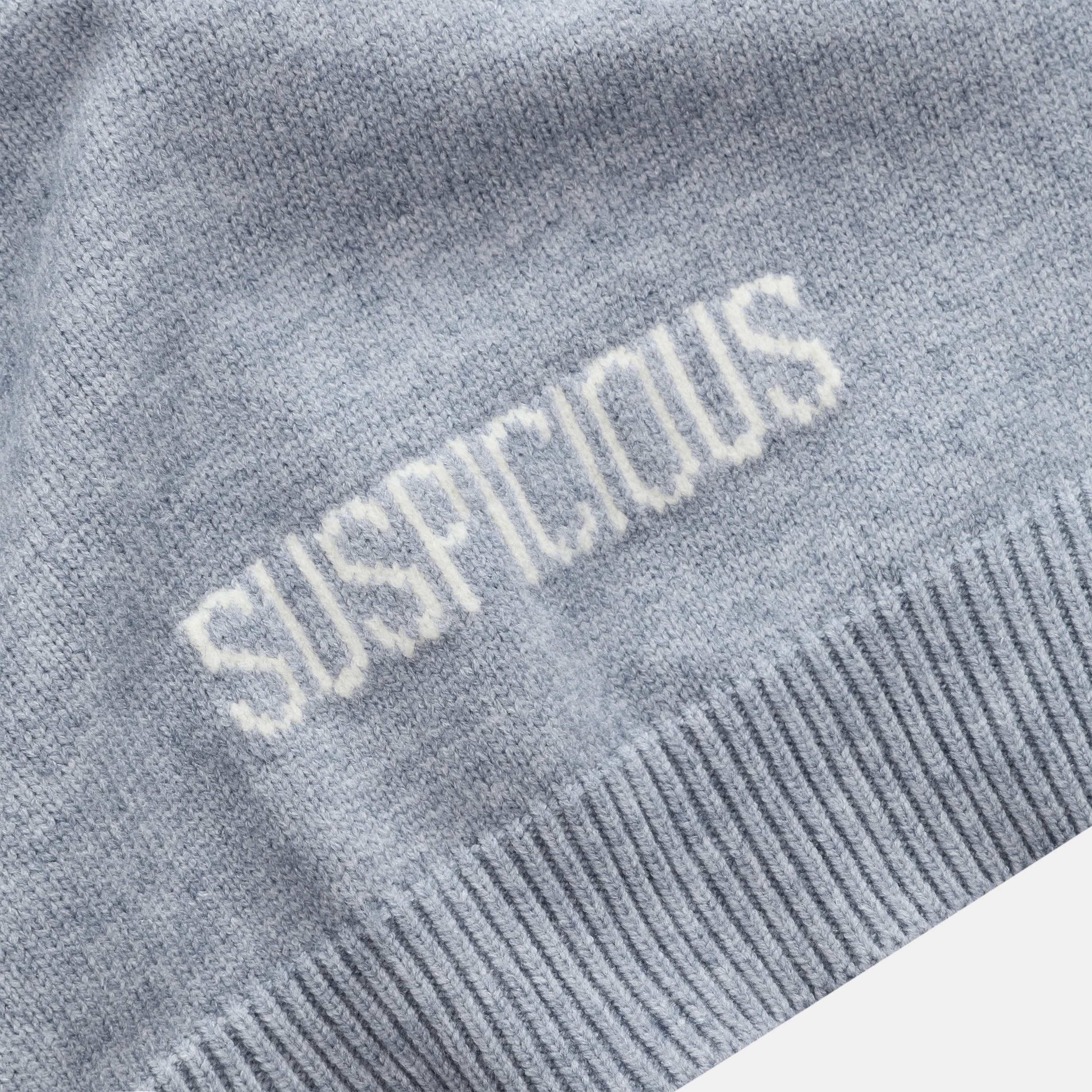 Winter2 / Core High Neck Knit - Frosted Blue - Image 4
