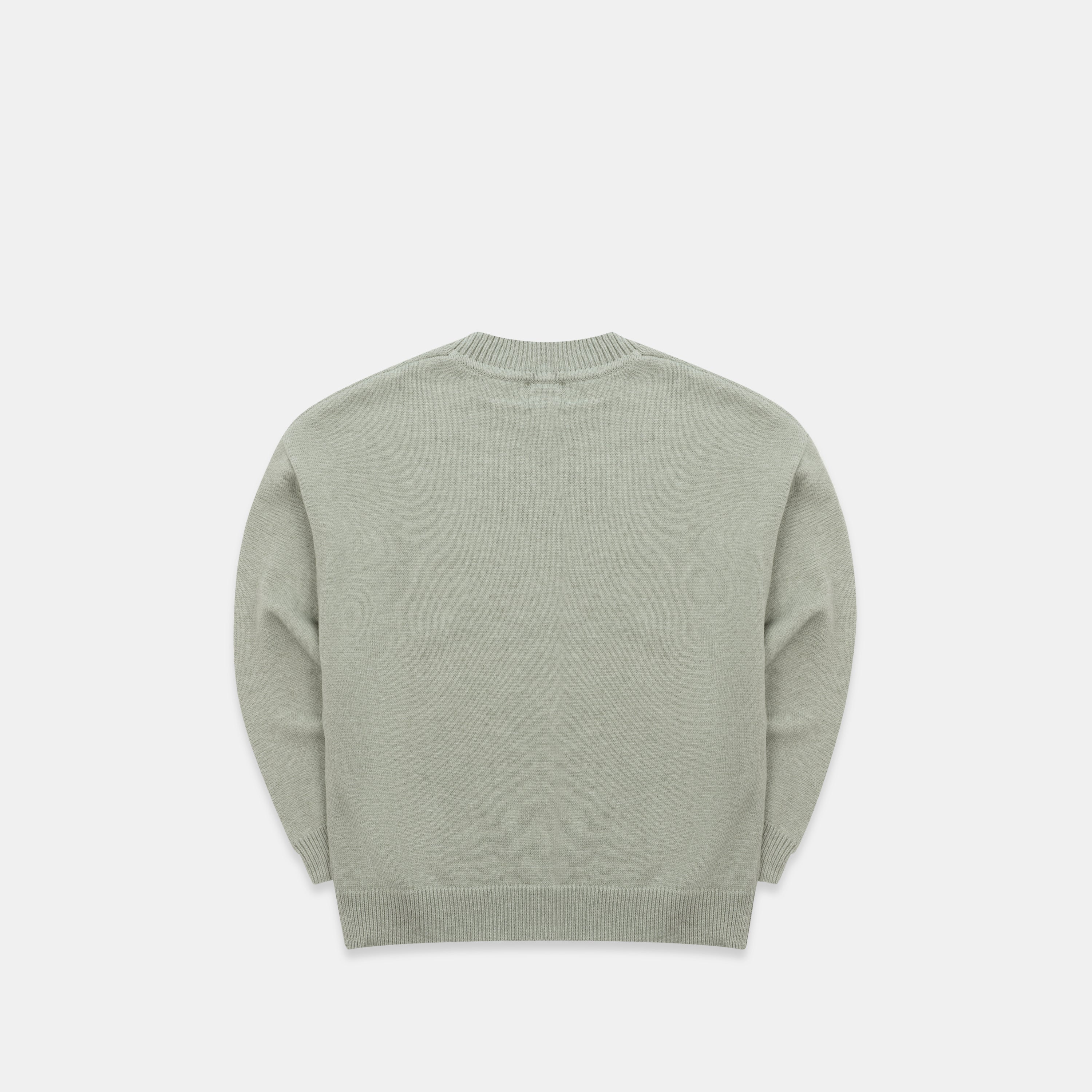 Winter2 / Core High Neck Knit - Frosted Green - Image 10