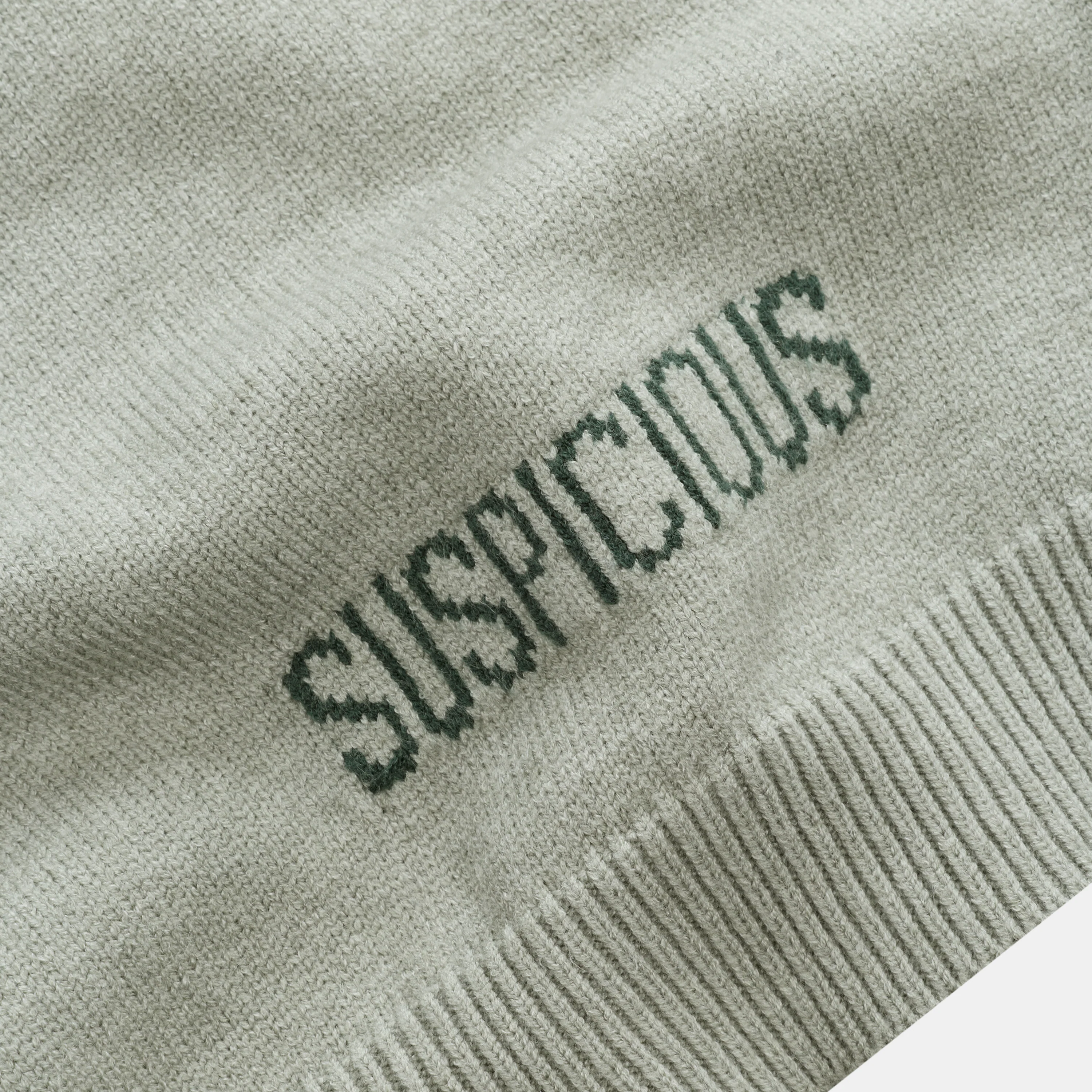 Winter2 / Core High Neck Knit - Frosted Green - Image 4
