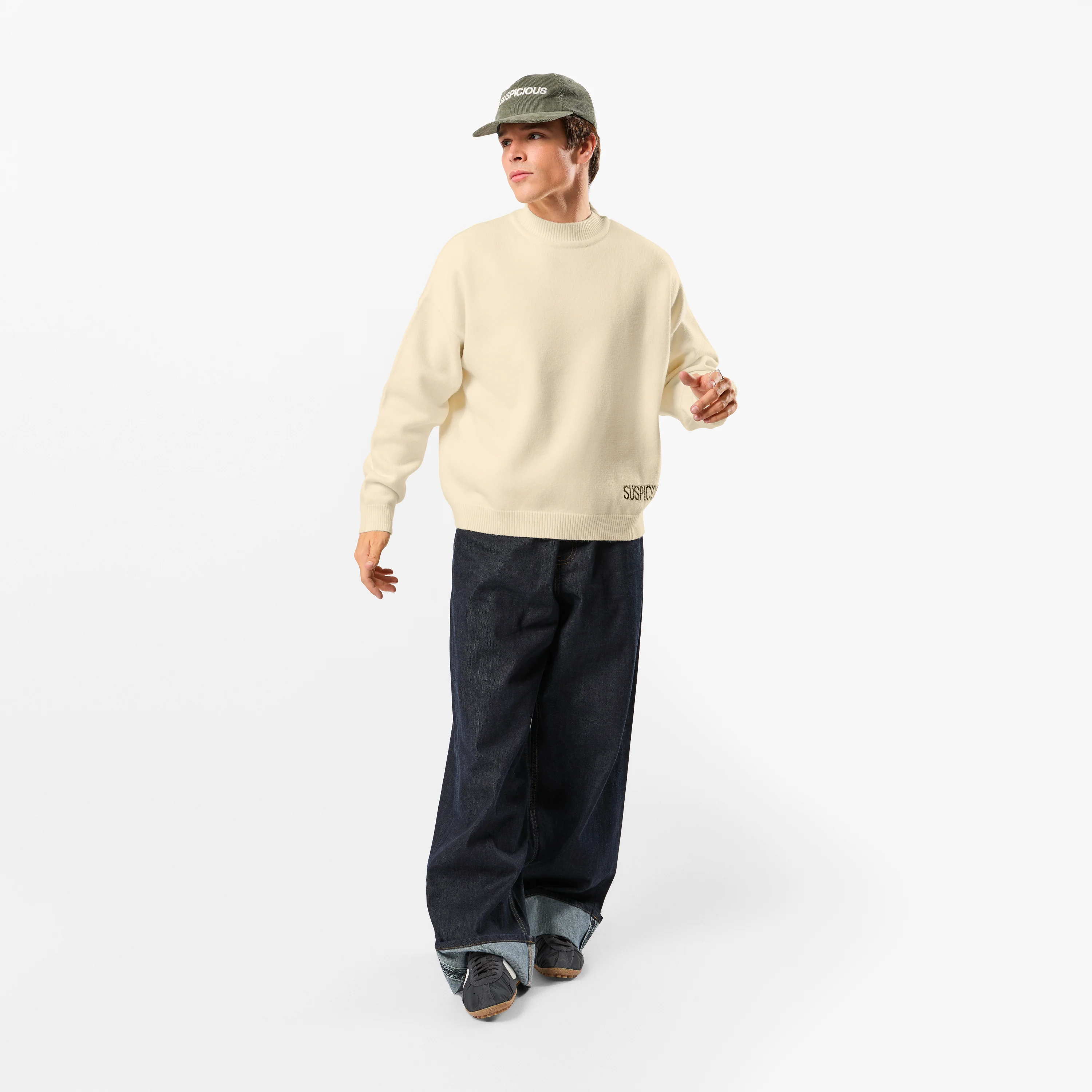 Winter2 / Core High Neck Knit - Off-White - Image 4