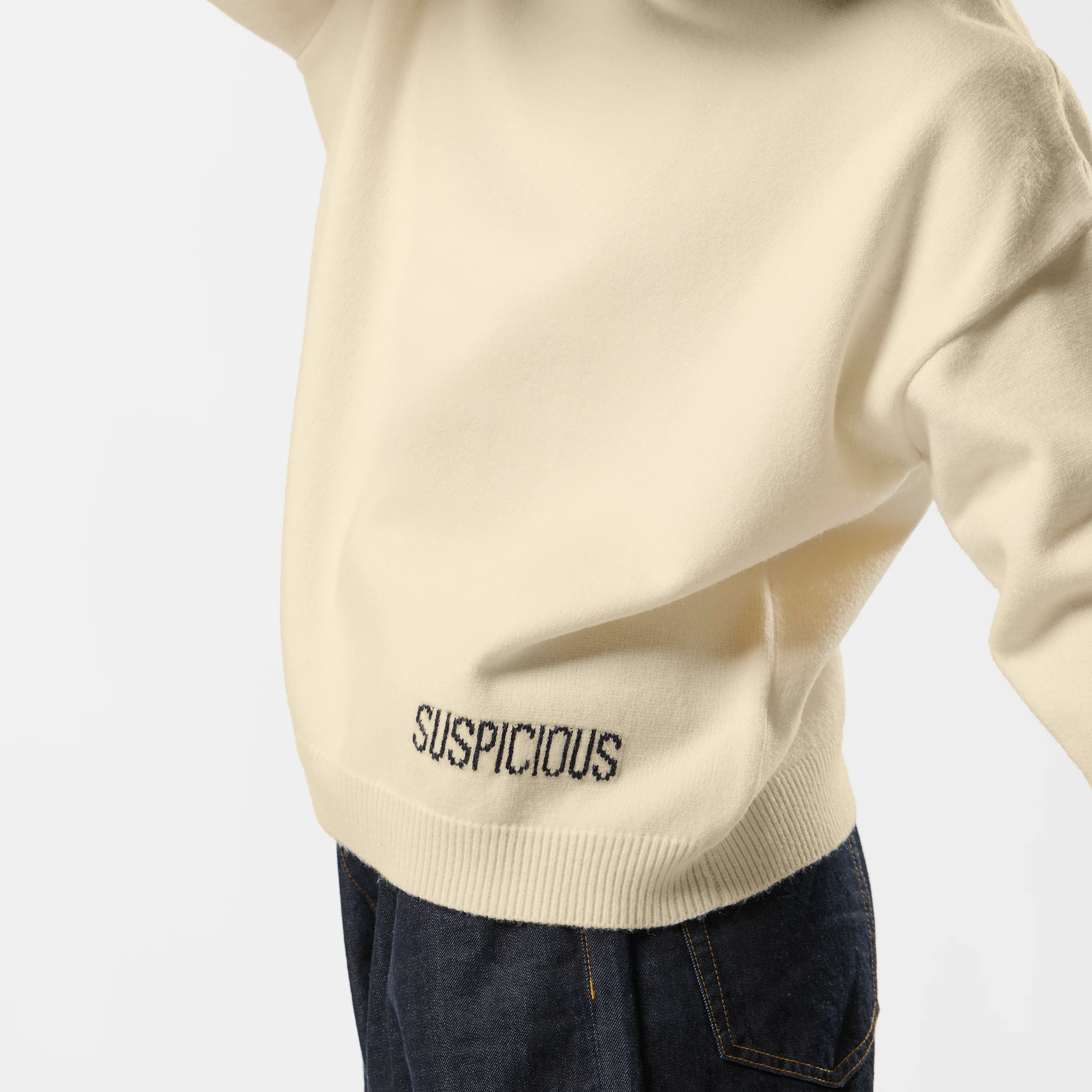 Winter2 / Core High Neck Knit - Off-White - Image 7