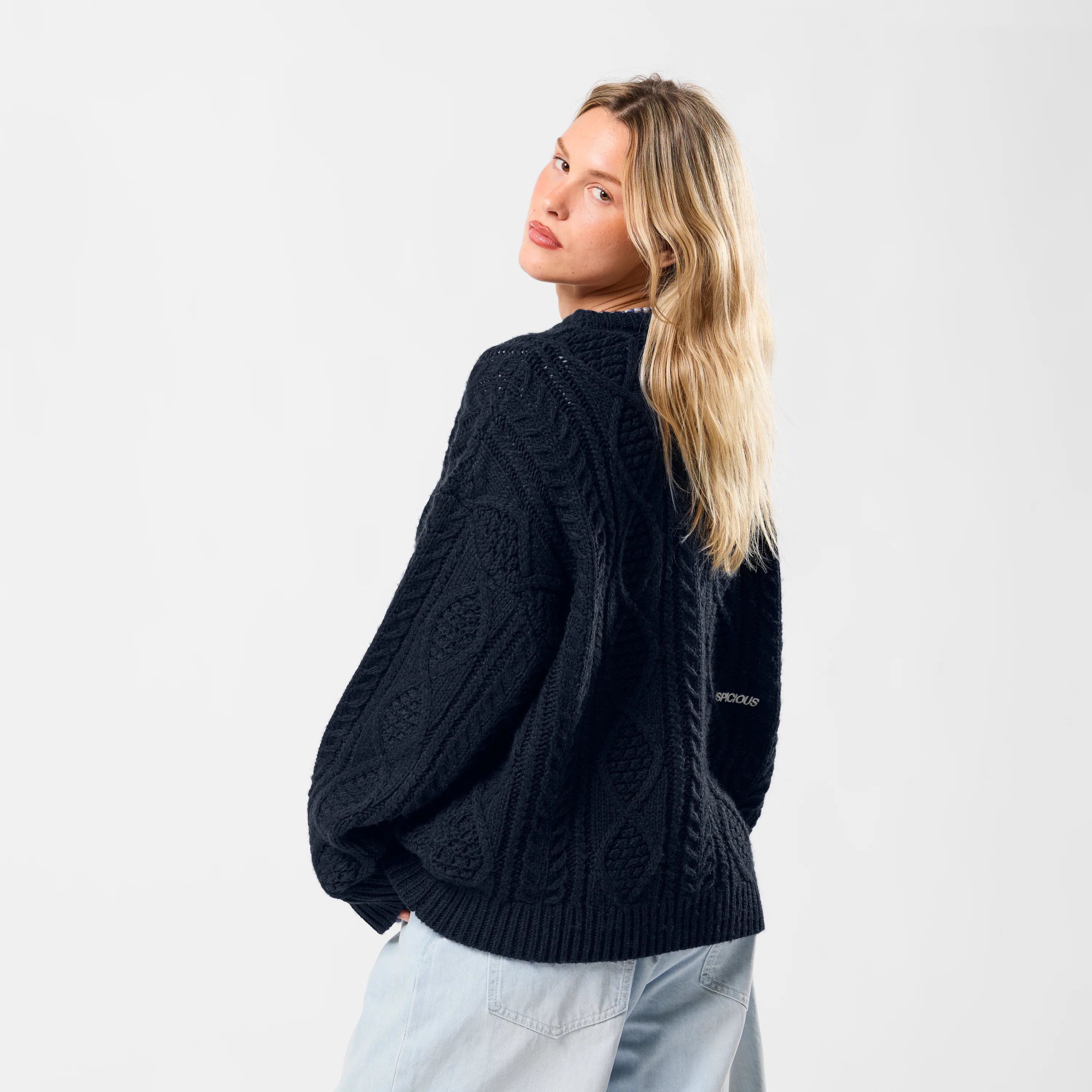 Winter2 / Essentials Big Knit - Navy - Image 7