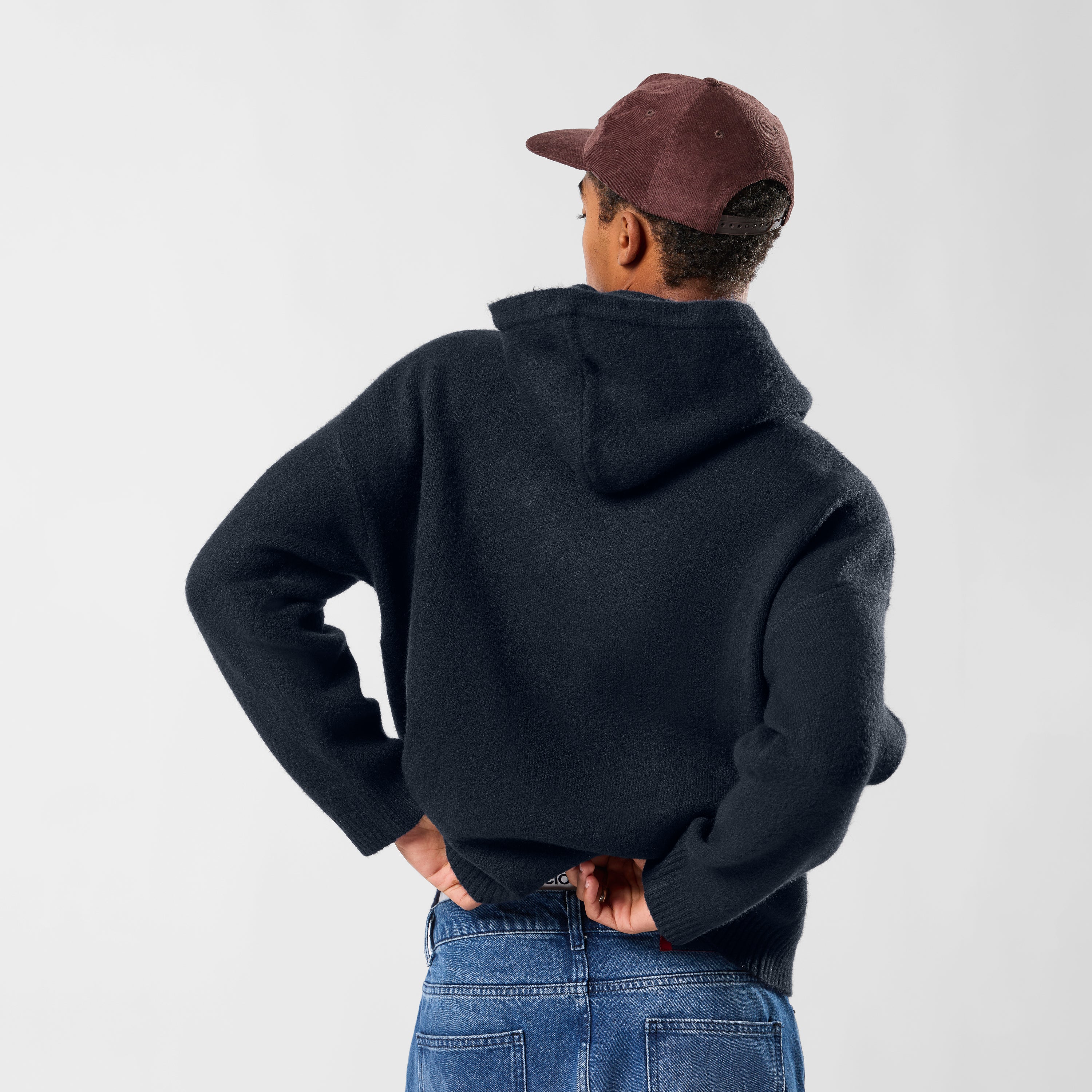 Winter2 / SSPCS Knitted Hoodie - Navy - Image 3