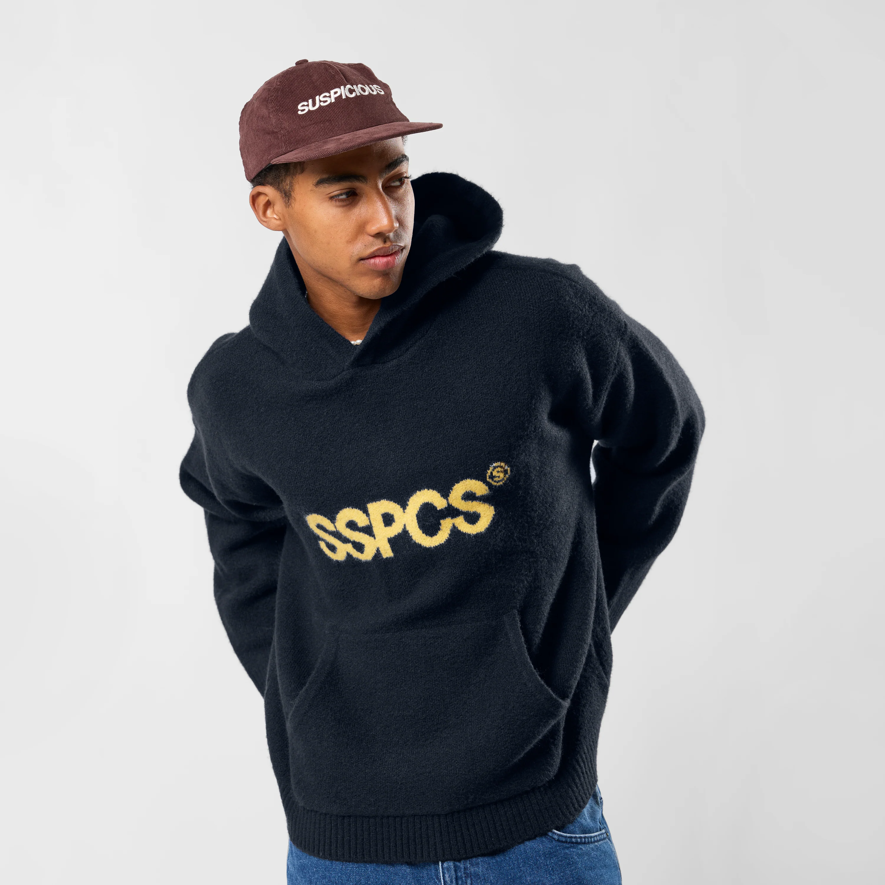 Winter2 / SSPCS Knitted Hoodie - Navy - Image 7