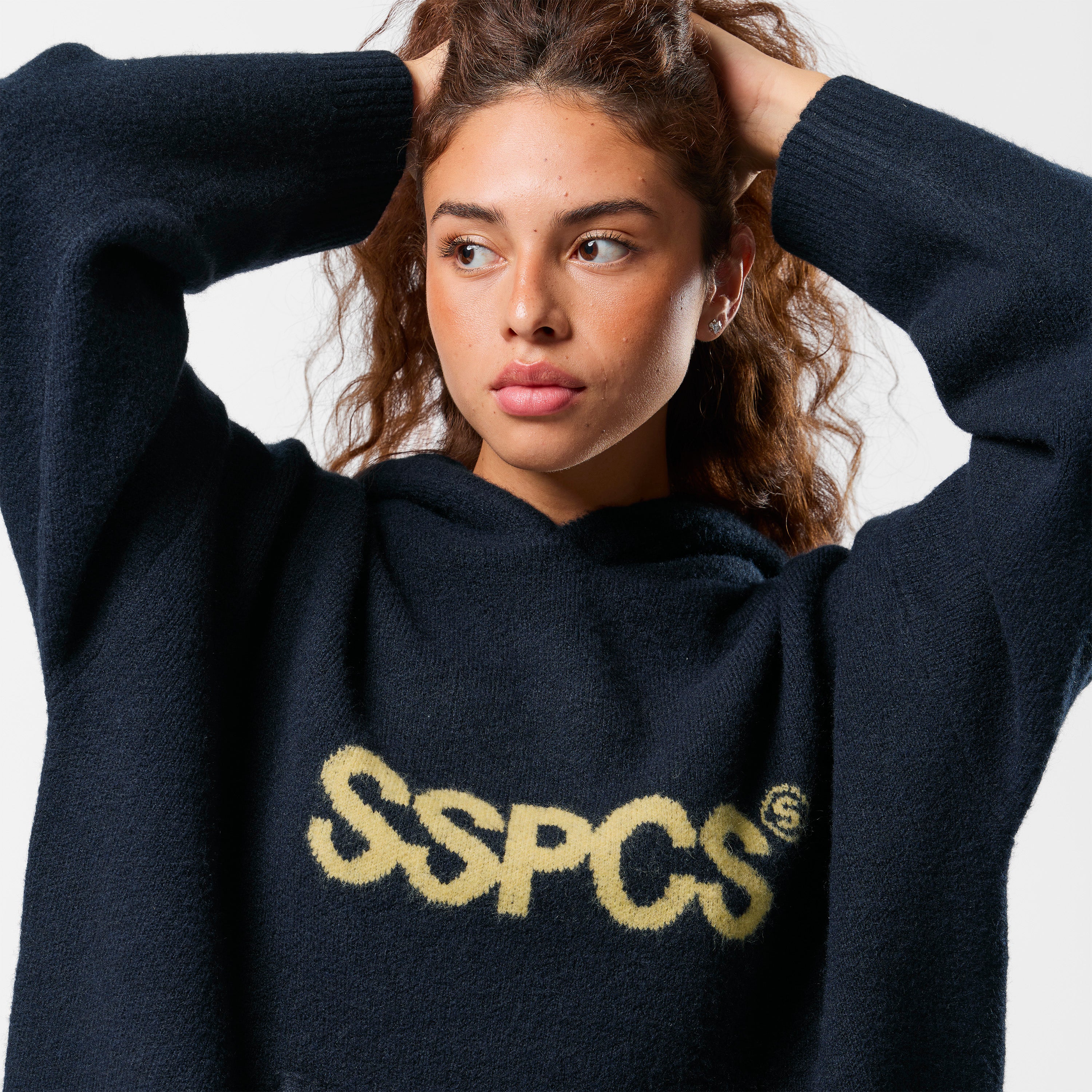 Winter2 / SSPCS Knitted Hoodie - Navy - Image 8