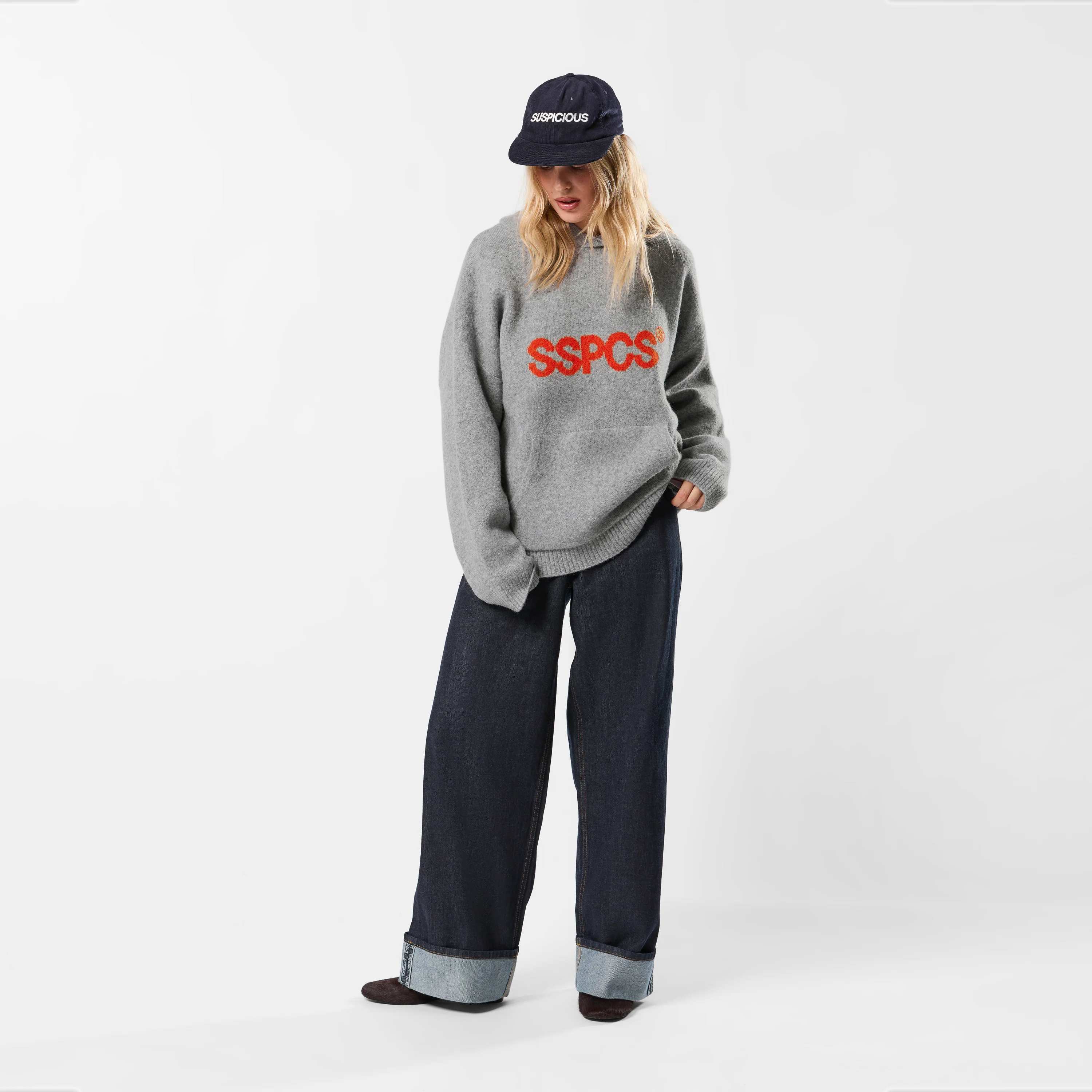 Winter2 / SSPCS Knitted Hoodie - Neutral Heather - Image 4