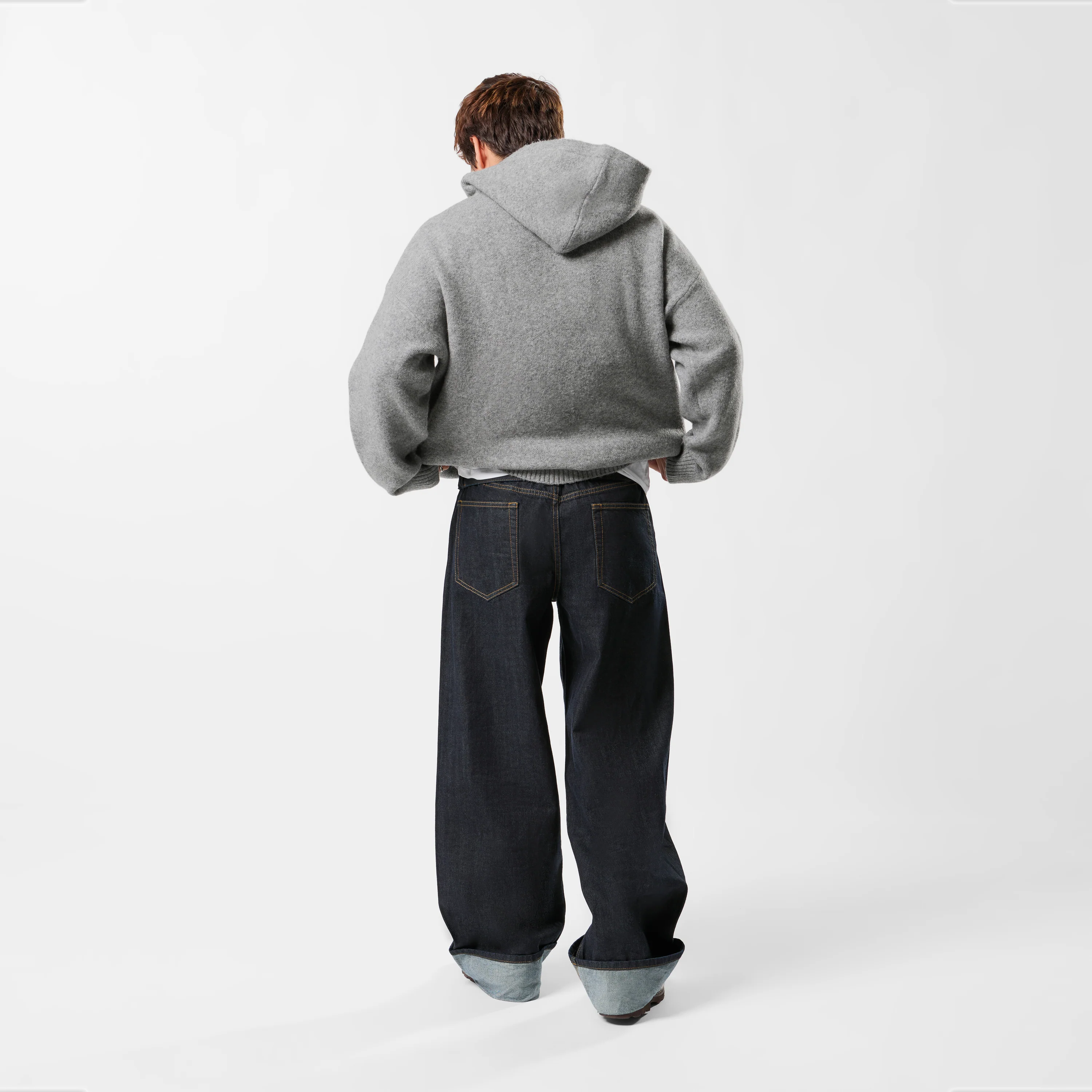 Winter2 / SSPCS Knitted Hoodie - Neutral Heather - Image 6