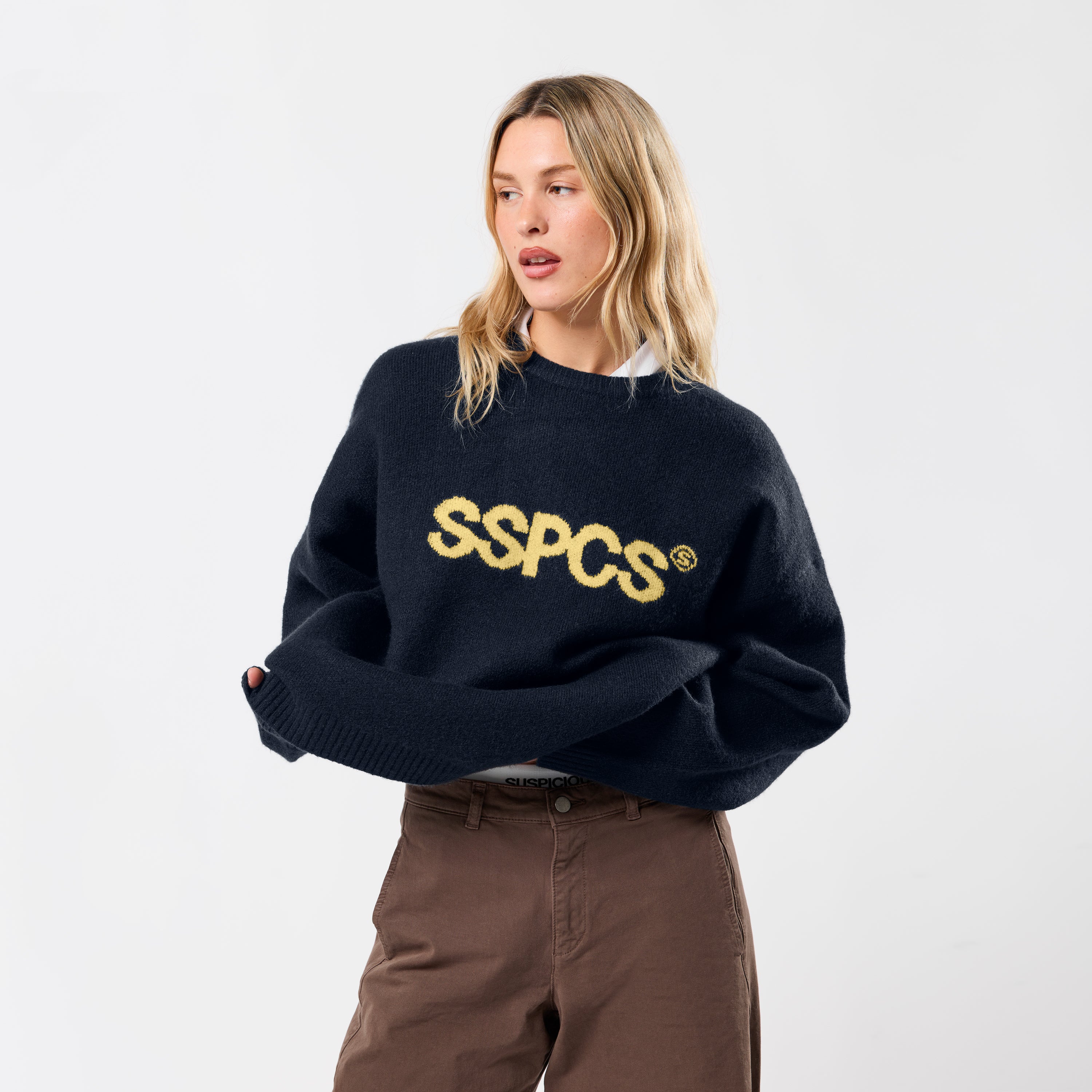Winter2 / SSPCS Knitted Sweat - Navy - Image 8