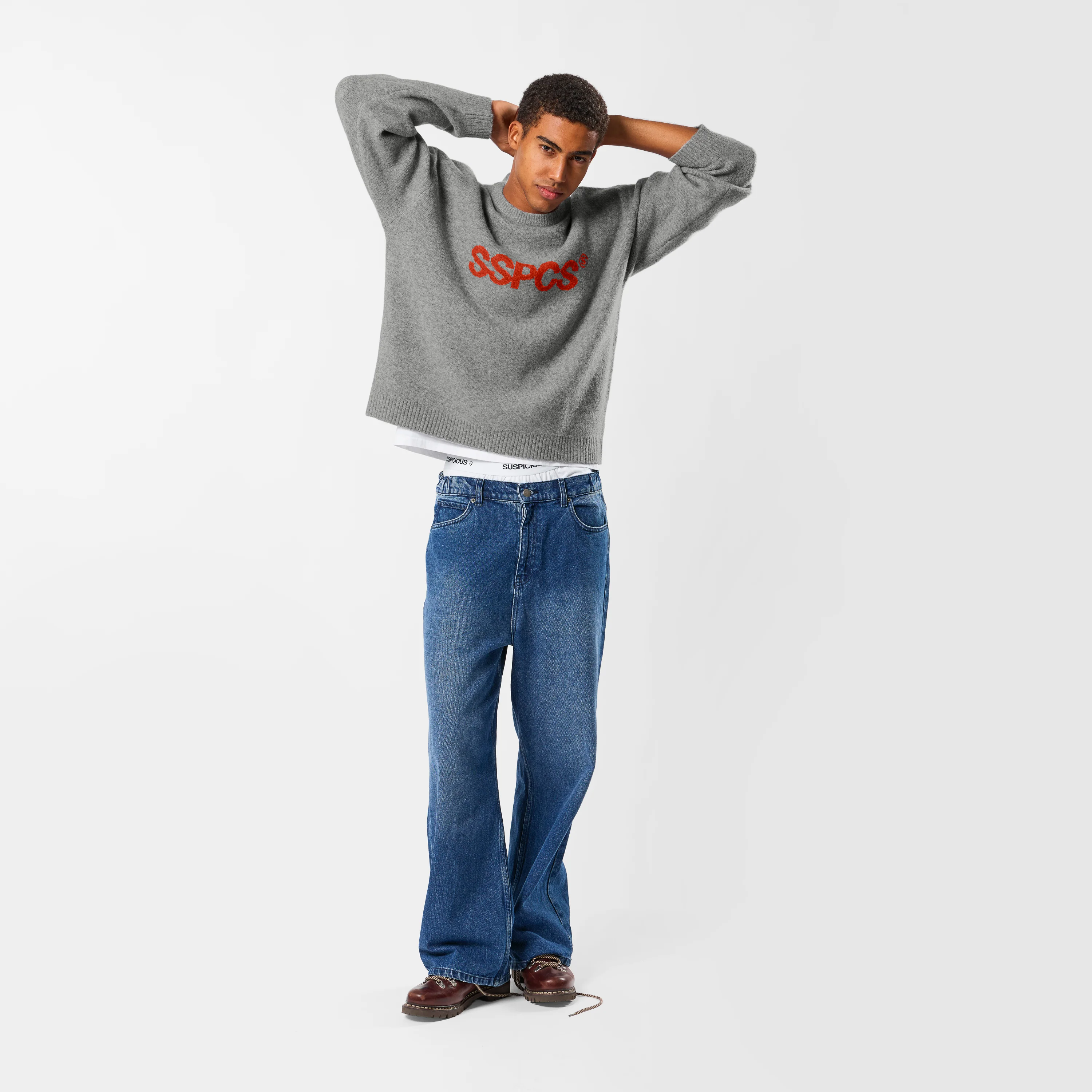 Winter2 / SSPCS Knitted Sweat - Neutral Heather - Image 4