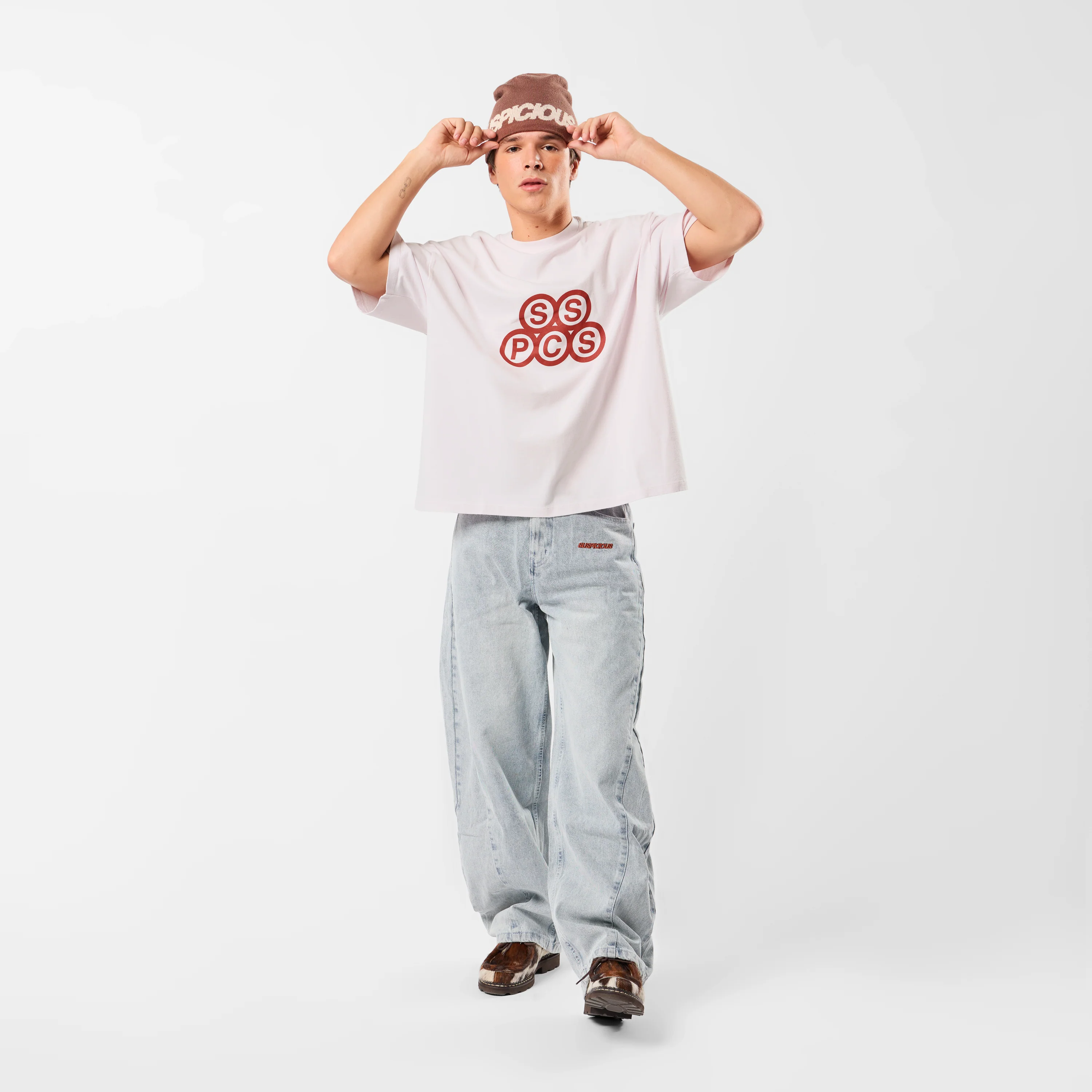 Winter2 / Stack Unit Tee - Icy Orchid - Image 7