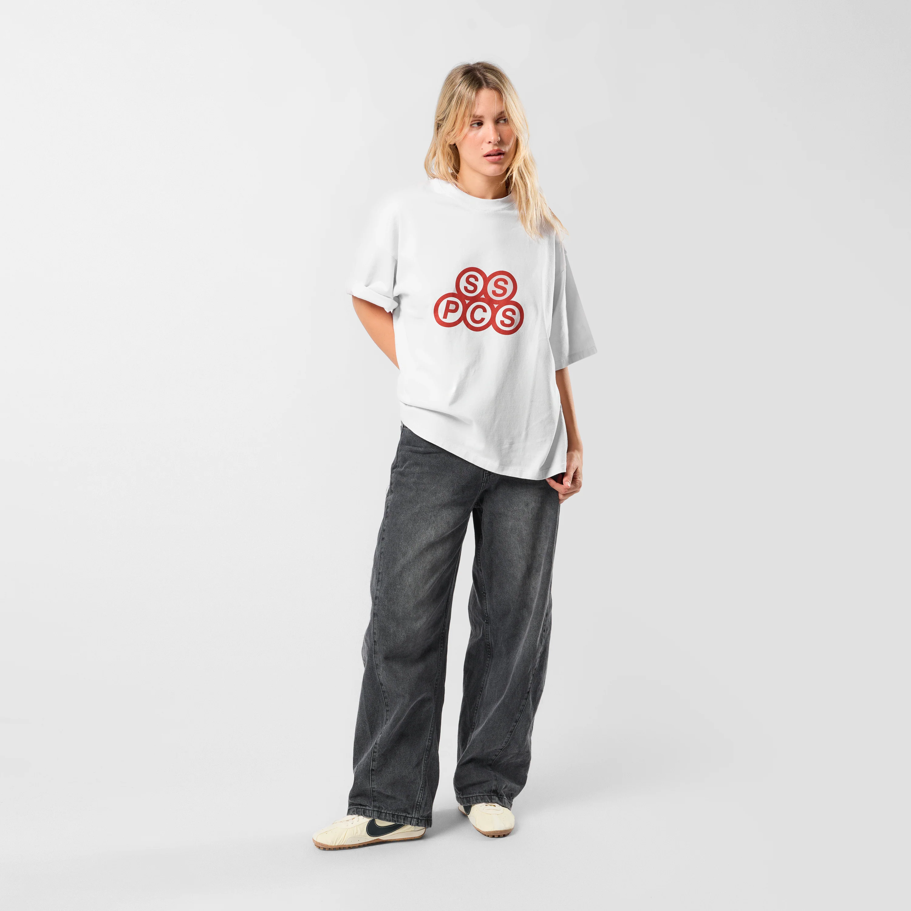 Winter2 / Stack Unit Tee - White - Image 3