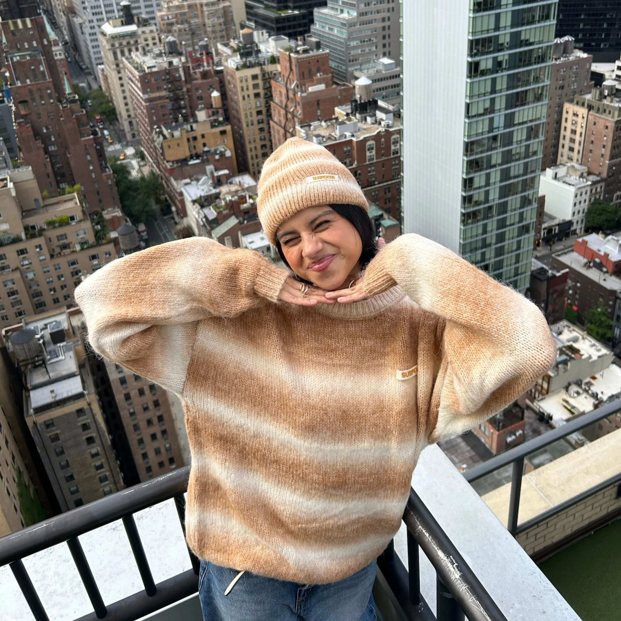 The Label Gradient Knit - Orange - Image 6