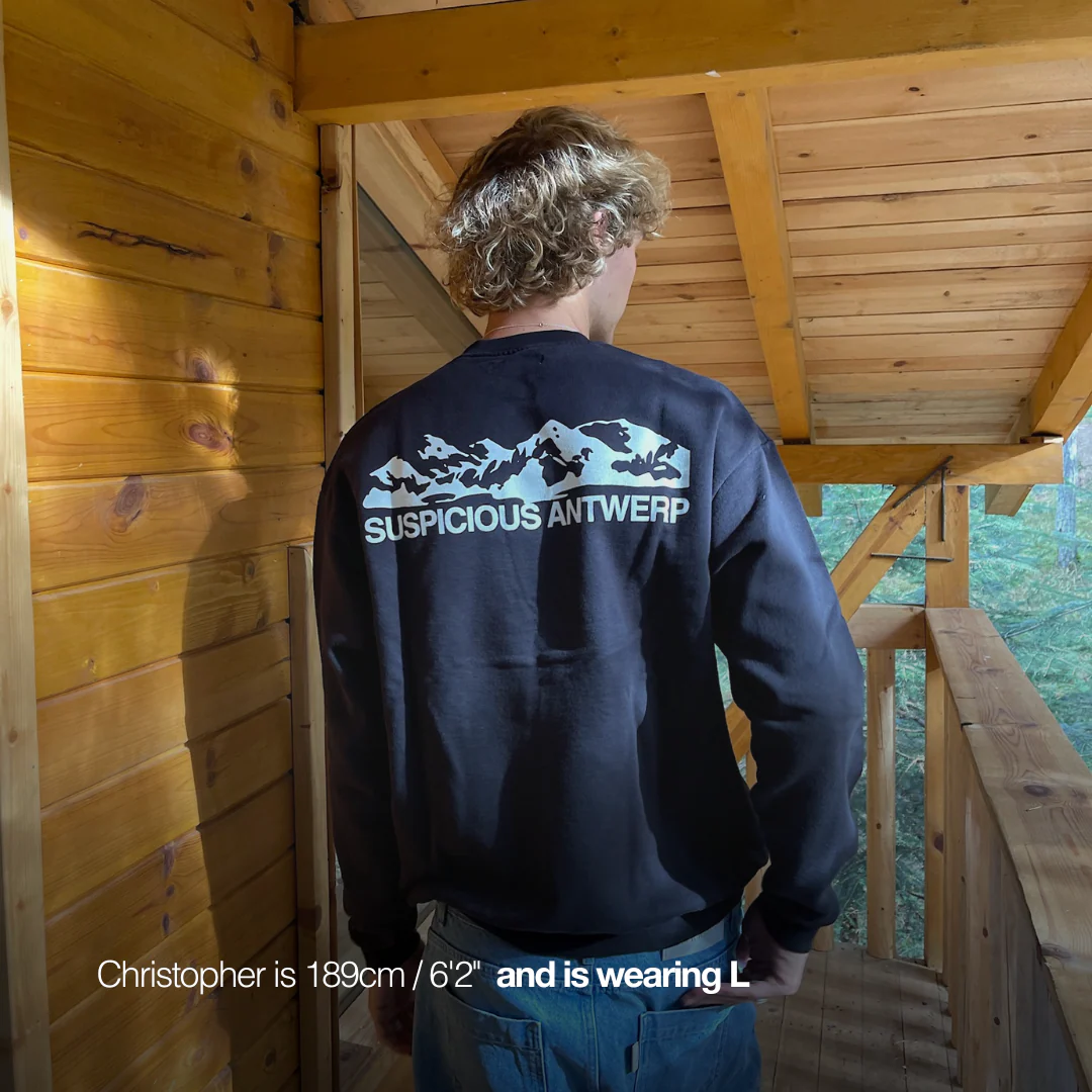 The Landscape Crewneck - Black - Image 6