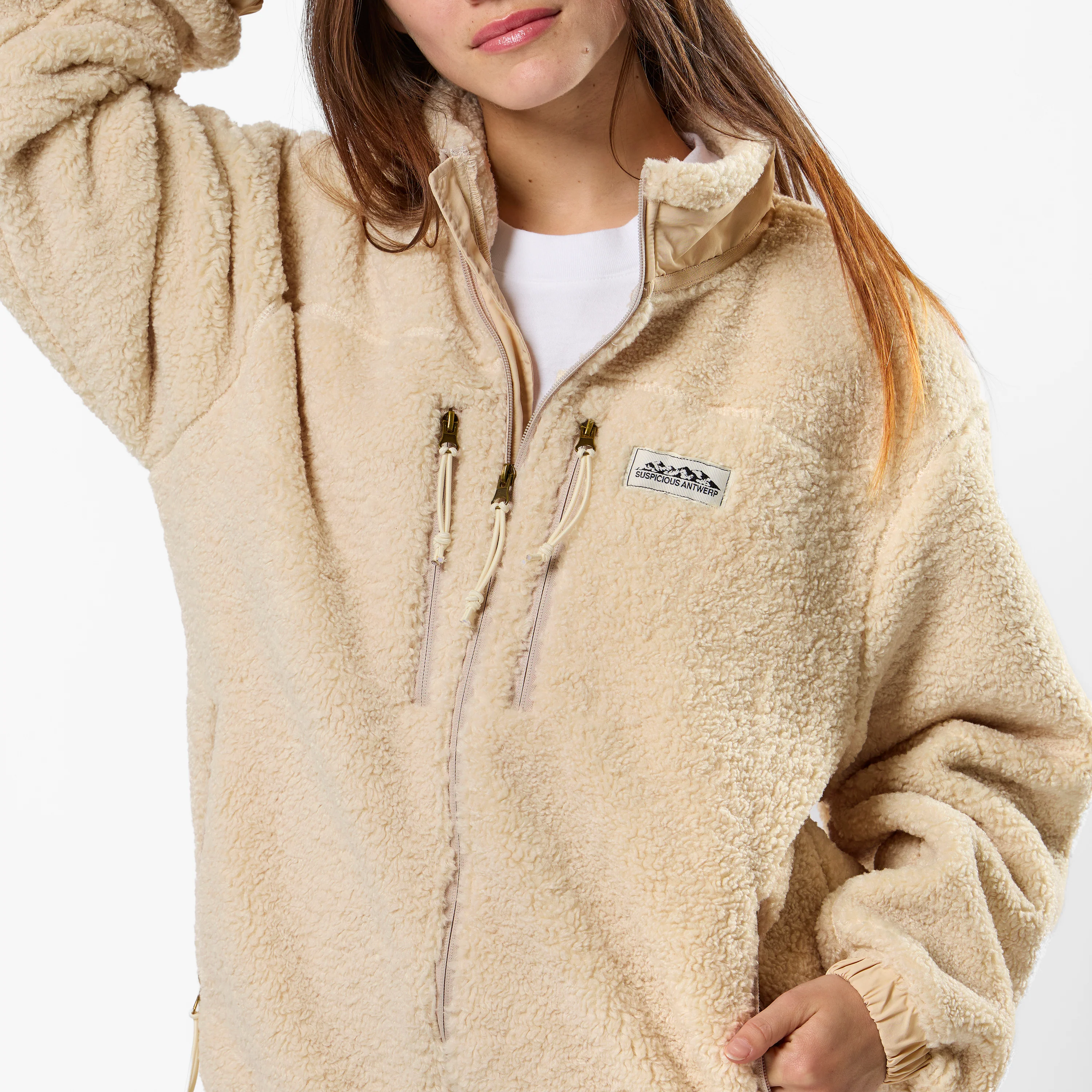 The Landscape Sherpa Jacket - Dune - Image 2