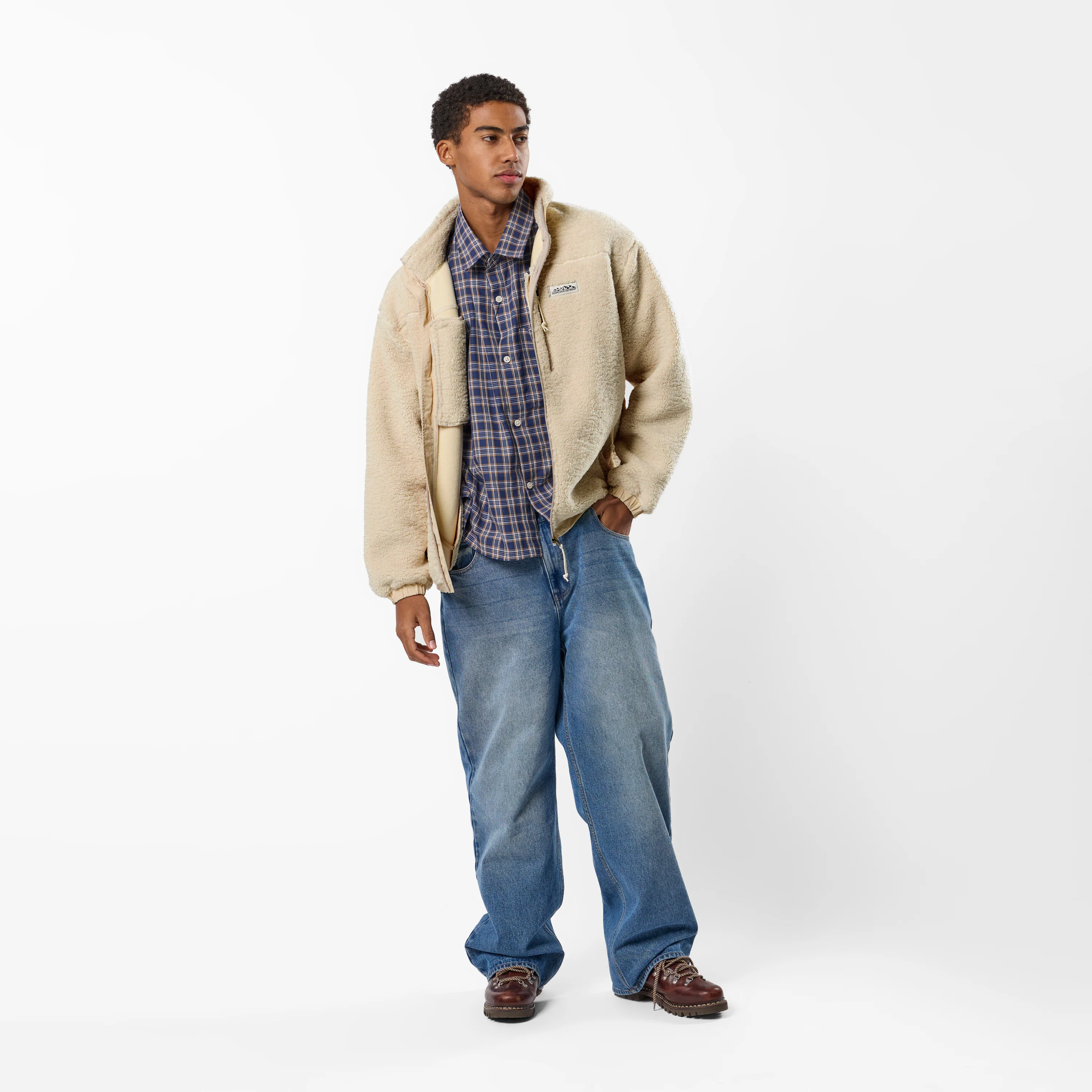 The Landscape Sherpa Jacket - Dune - Image 3