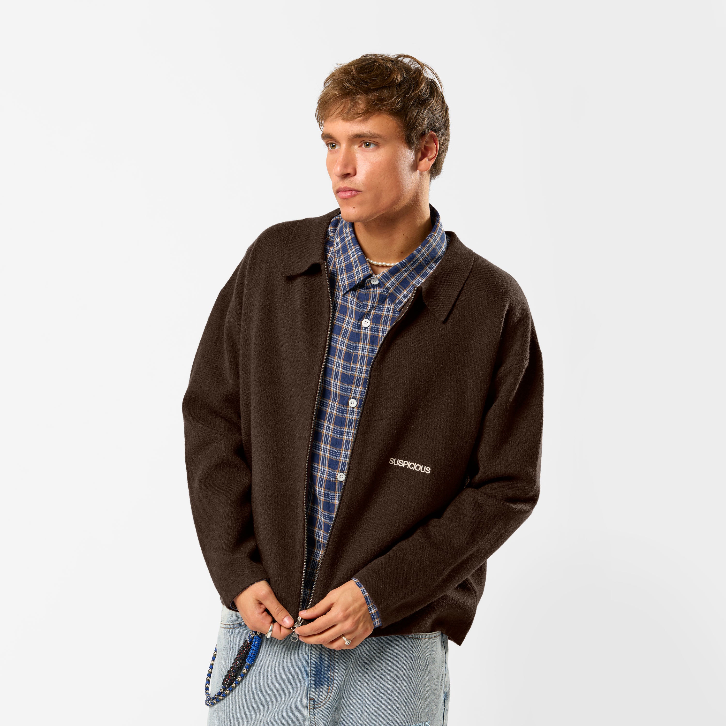 Winter 5 / Essentials Knitted Jacket - Espresso - Image 8