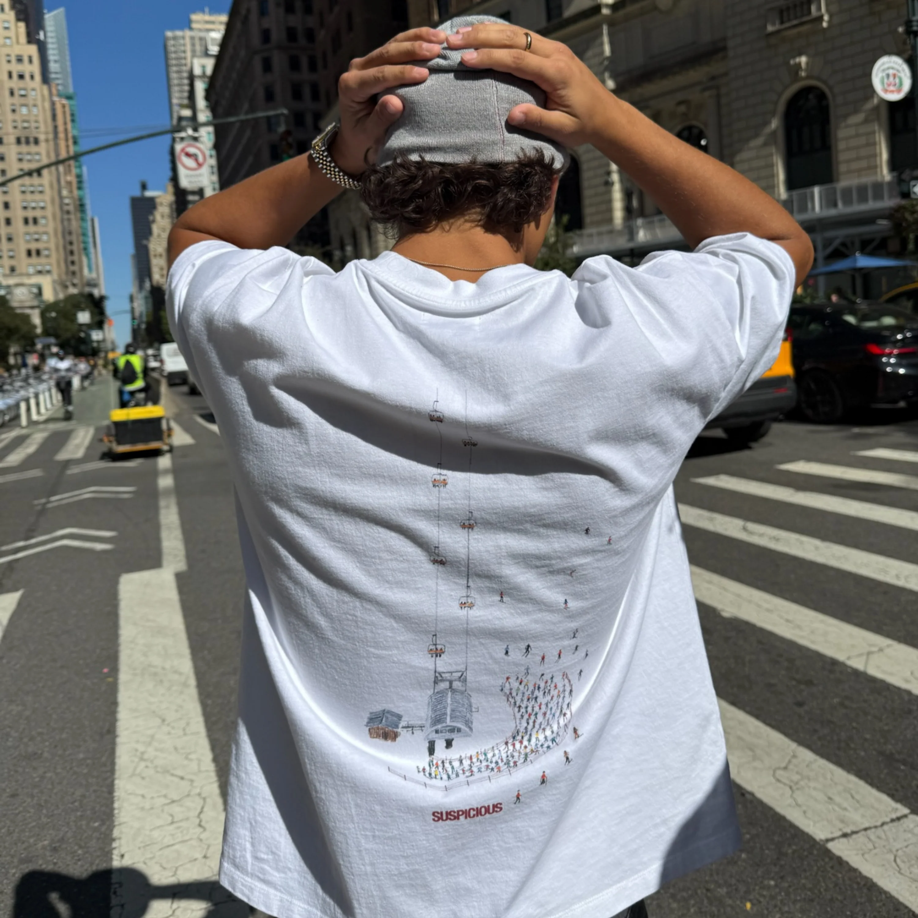 Winter1 / Apres in 5 Tee - White - Image 11