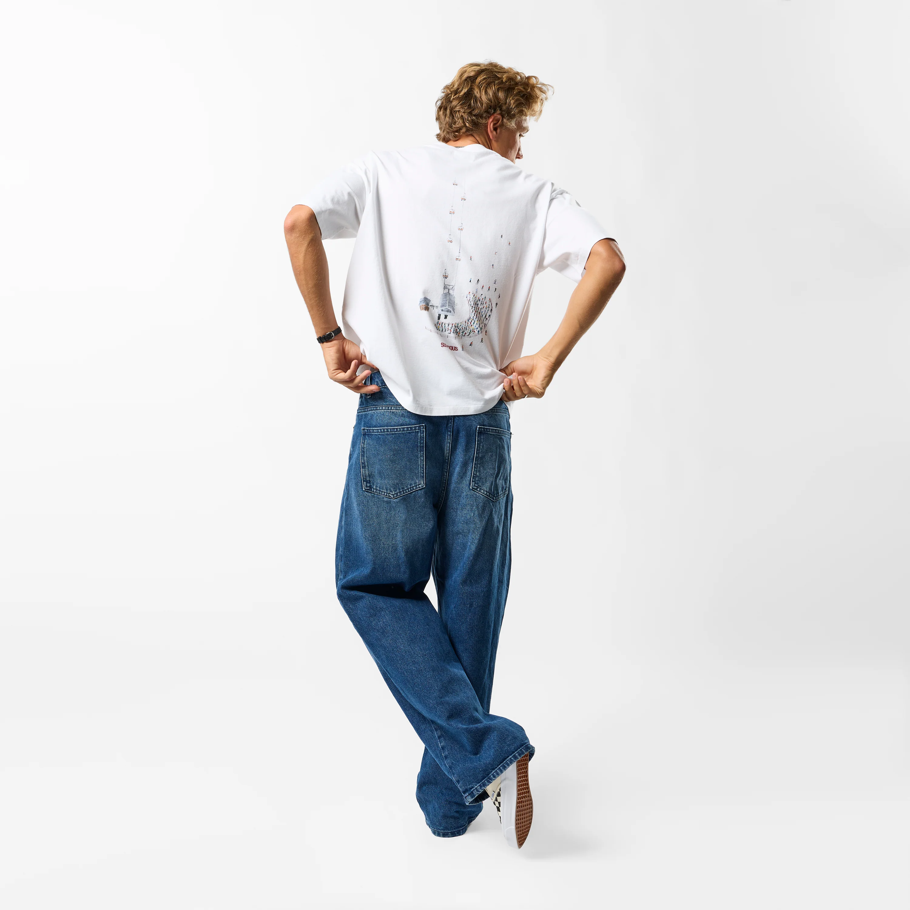 Winter1 / Apres in 5 Tee - White - Image 5