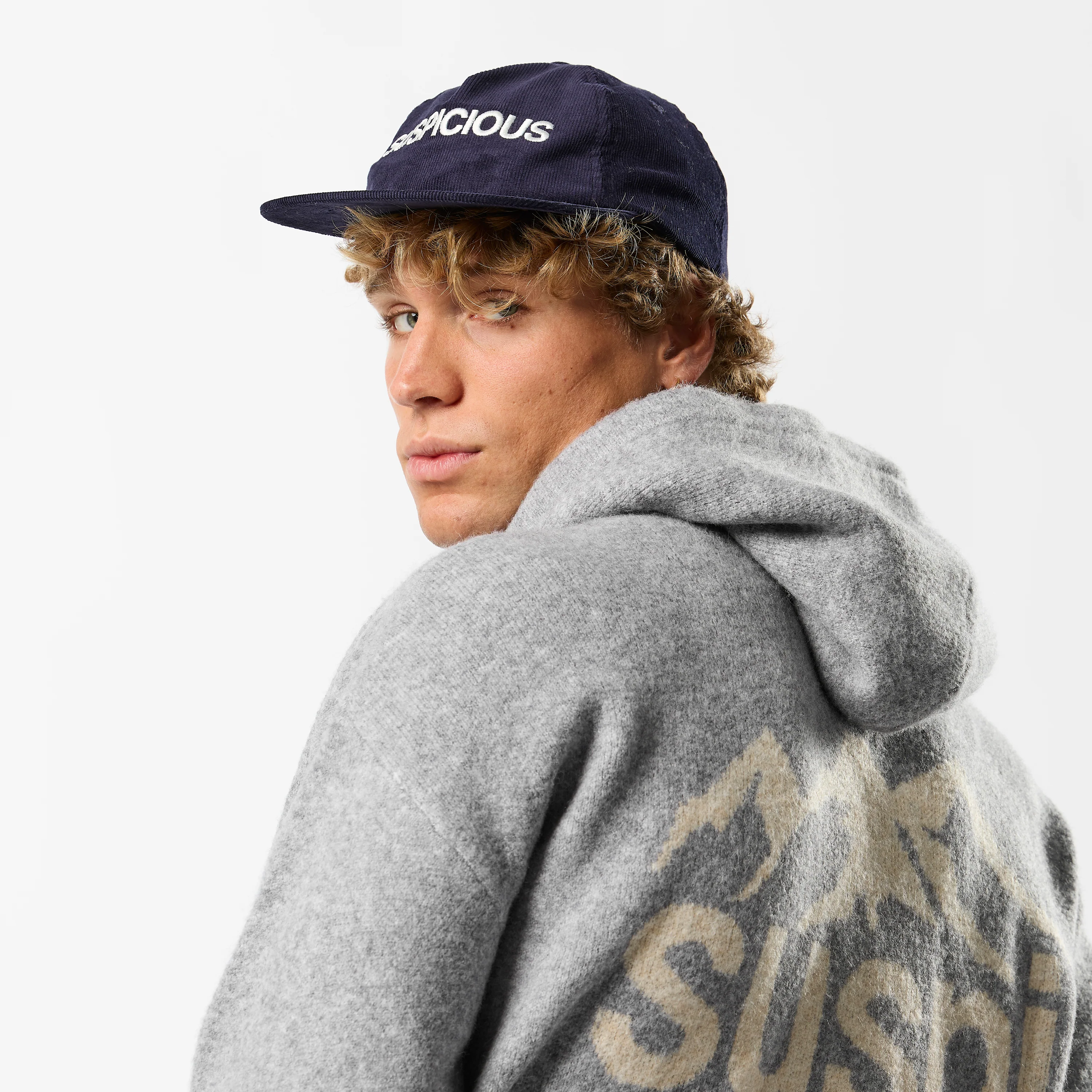 Winter1 / Corduroy Cap - Navy - Image 6
