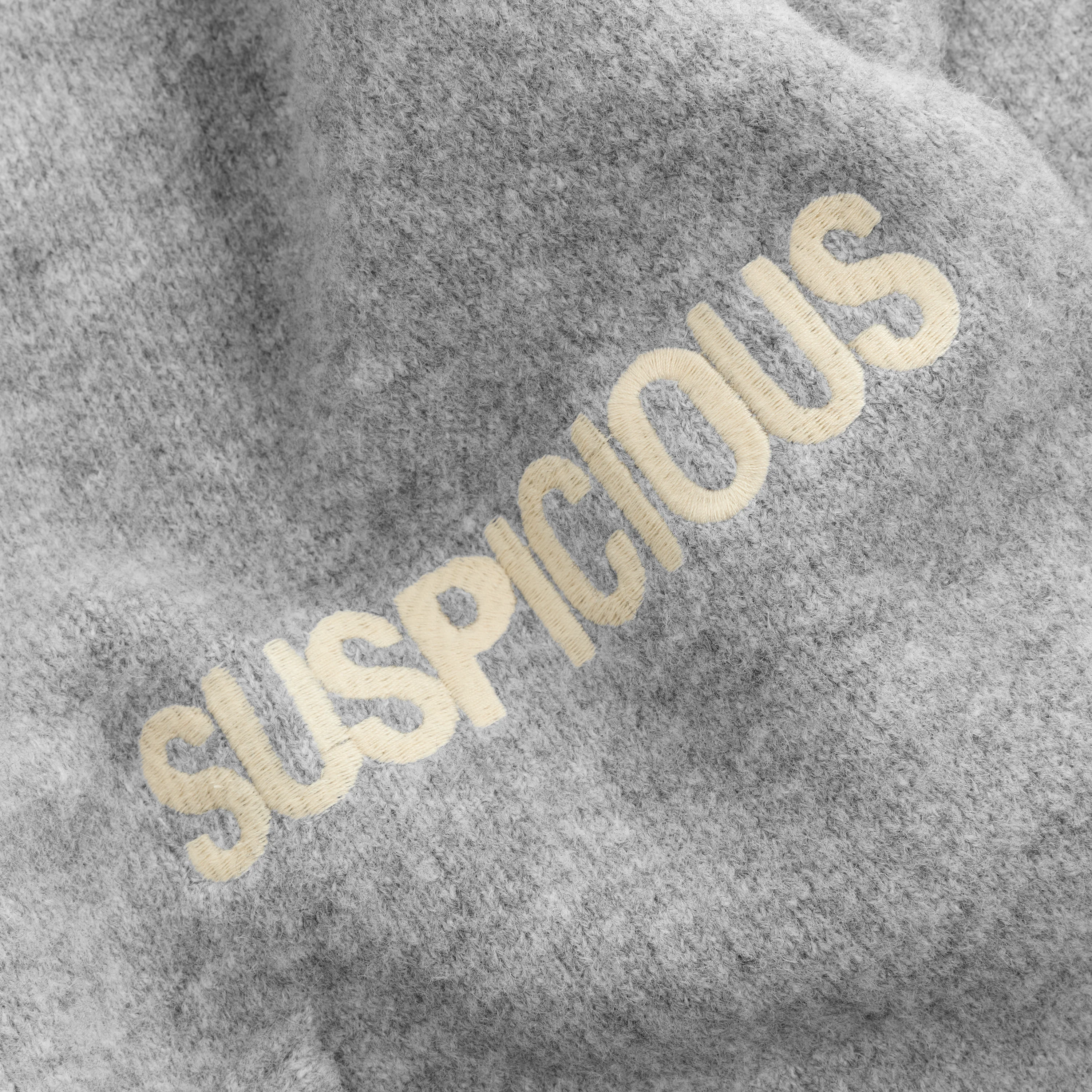Winter1 / Core Knitted Zipped Hoodie - Heather Grey - Image 4