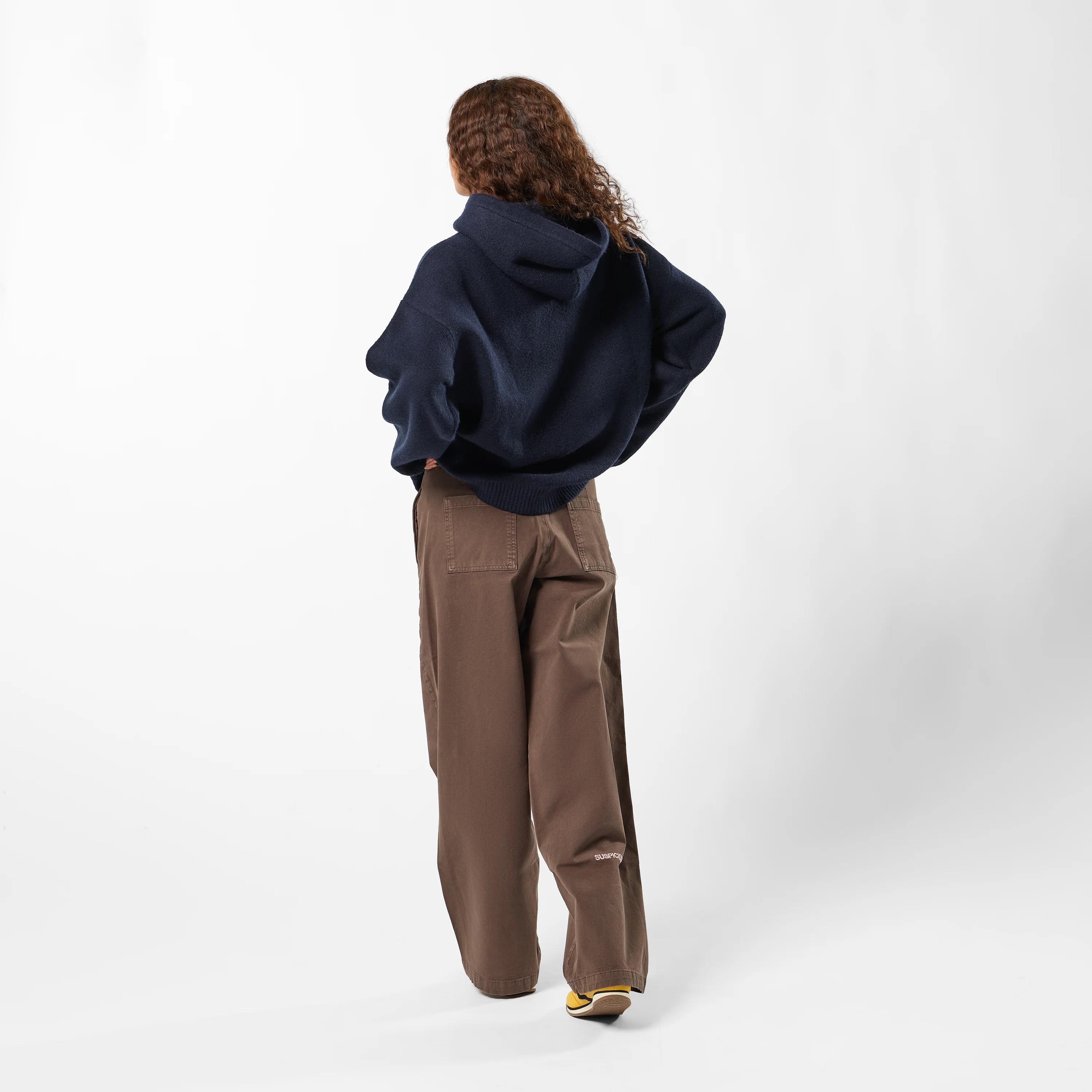 Winter1 / Core Knitted Hoodie - Navy - Image 5