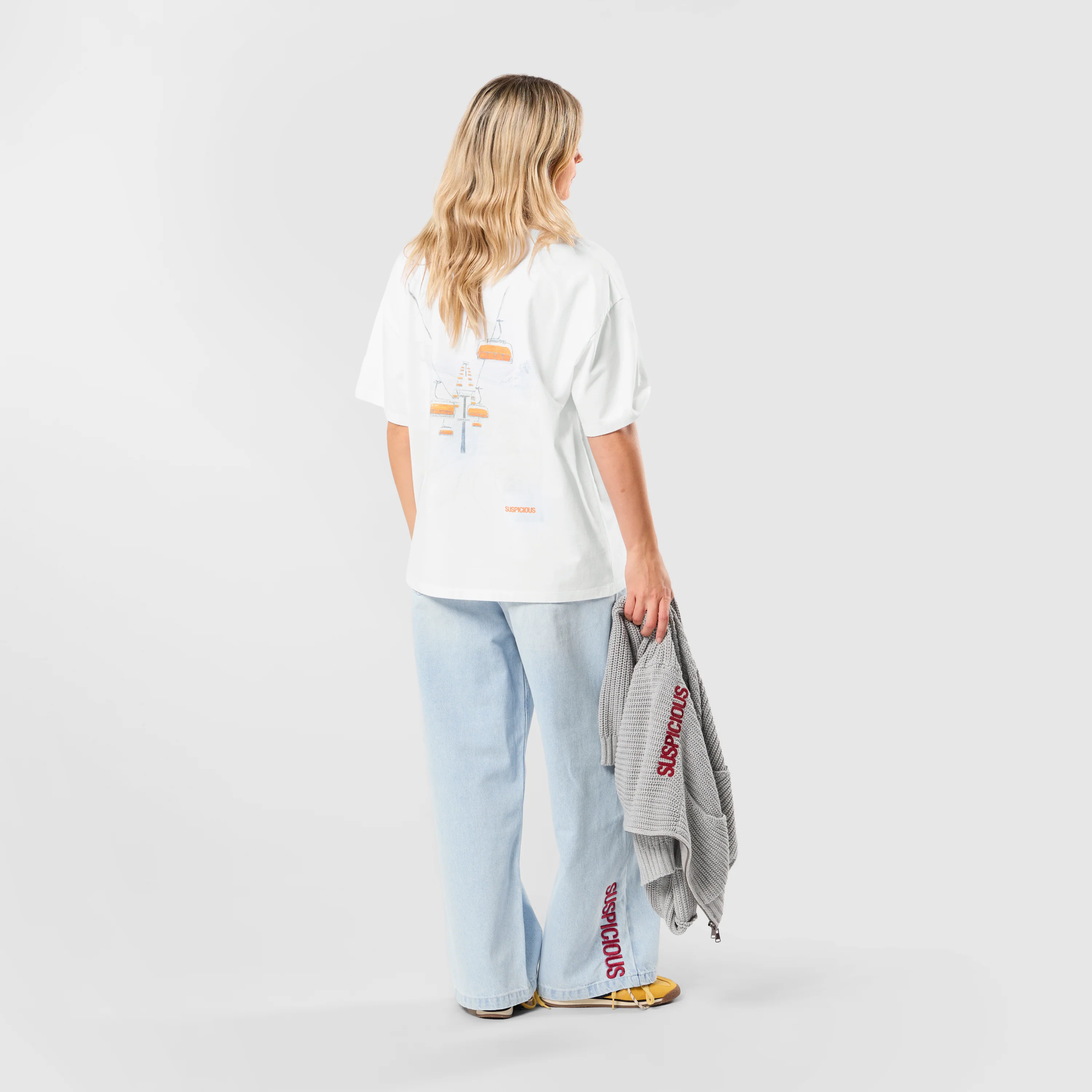 Winter1 / First Lift club Tee - White - Image 3