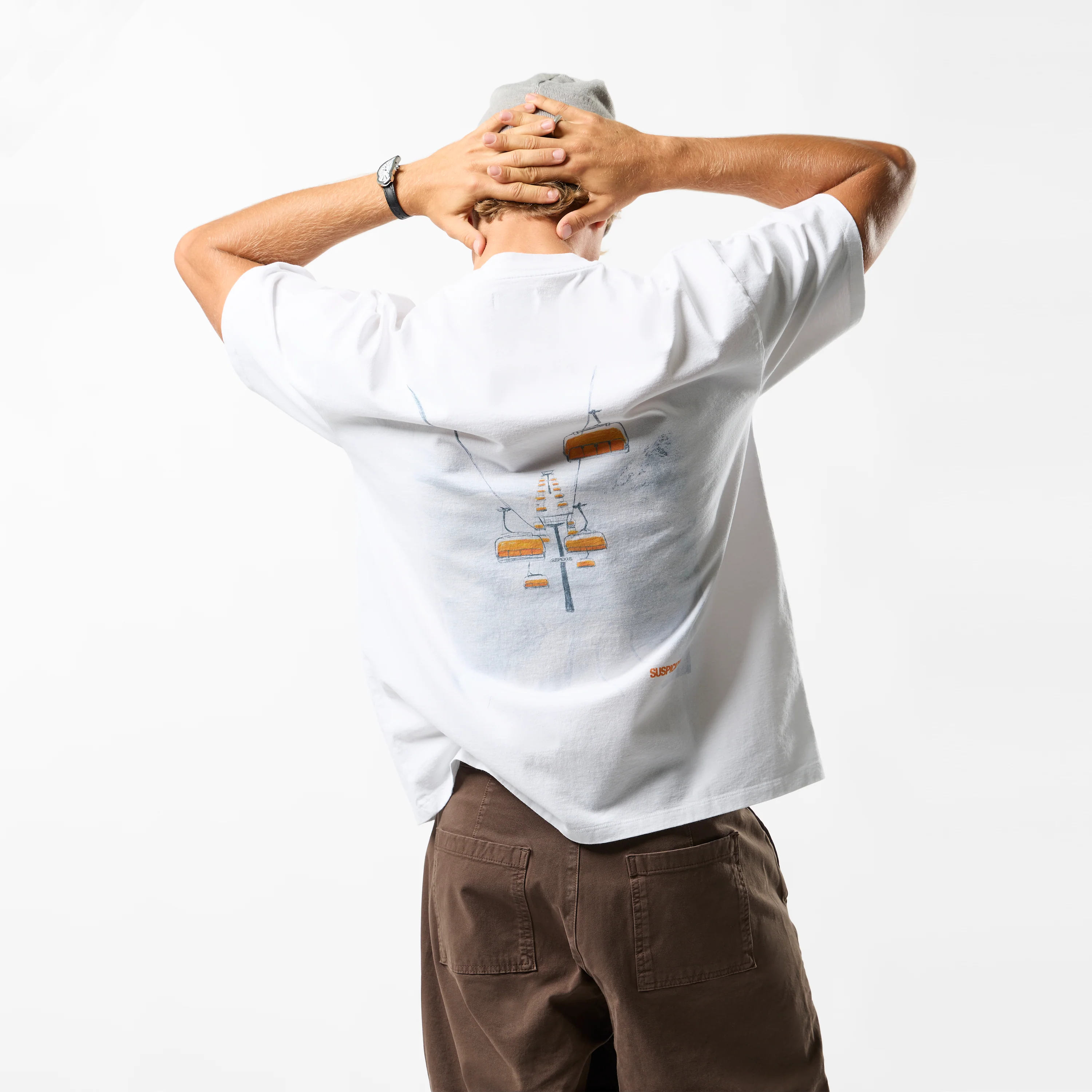 Winter1 / First Lift club Tee - White - Image 8