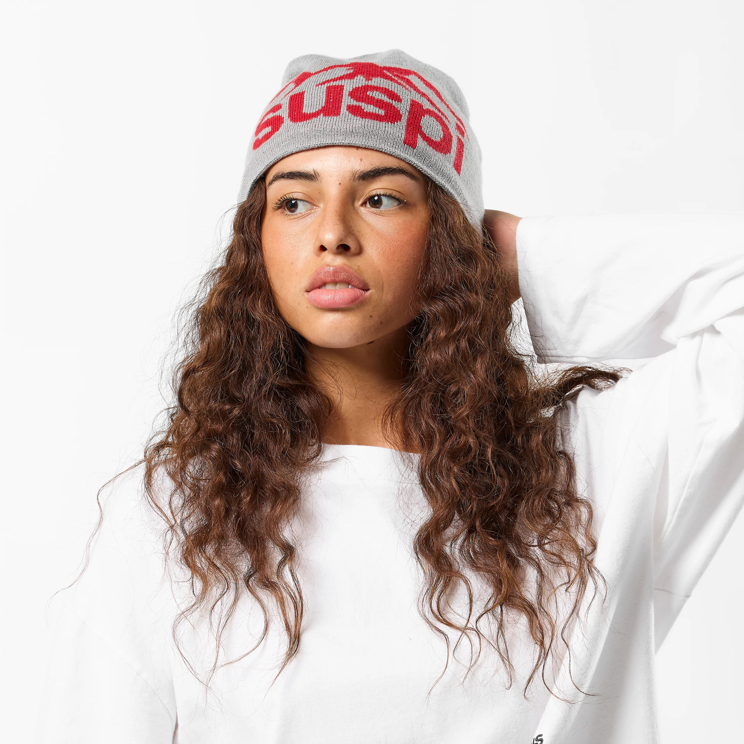 Winter1 / Landscape Beanie - Heather Grey - Image 4