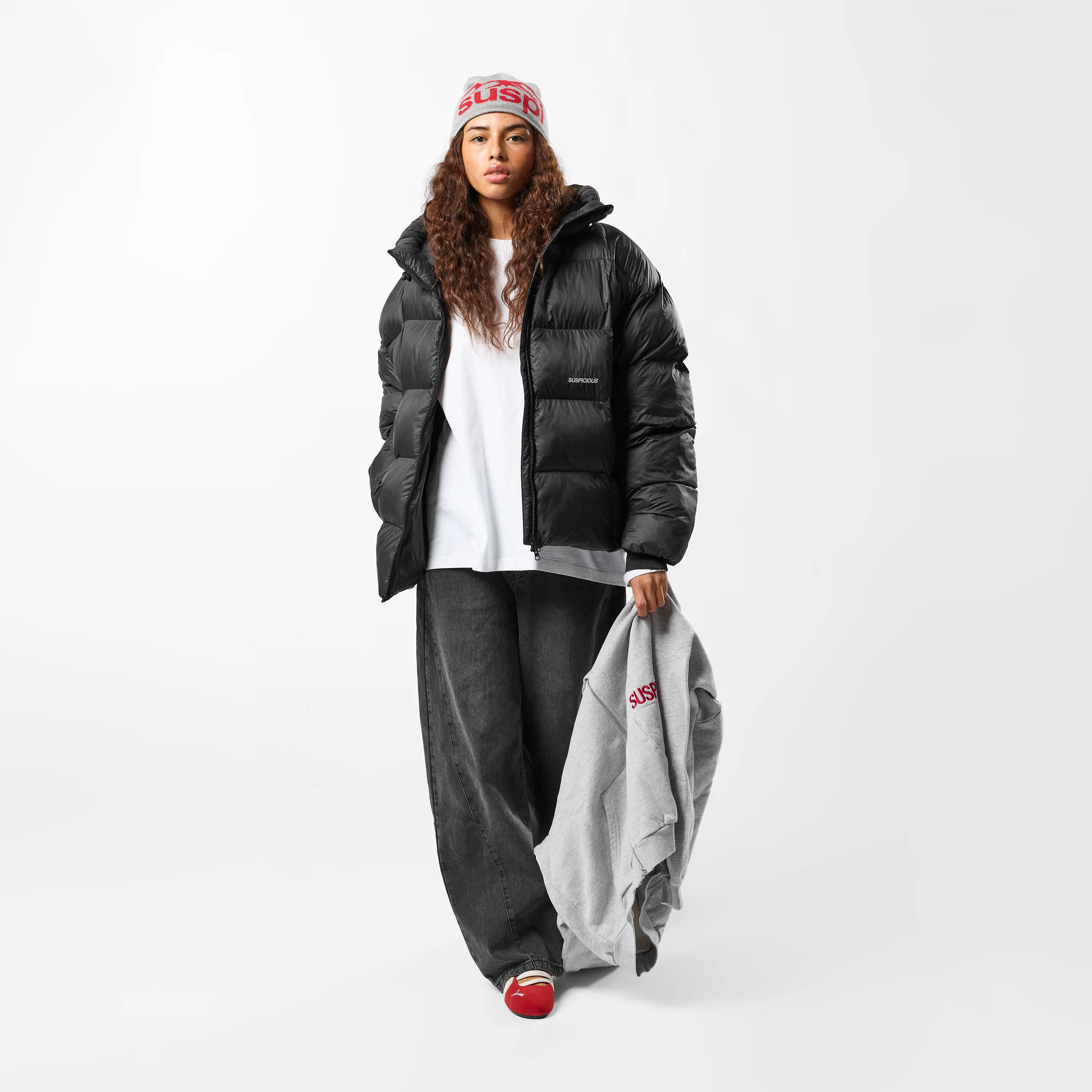 Winter1 / Landscape Beanie - Heather Grey - Image 6