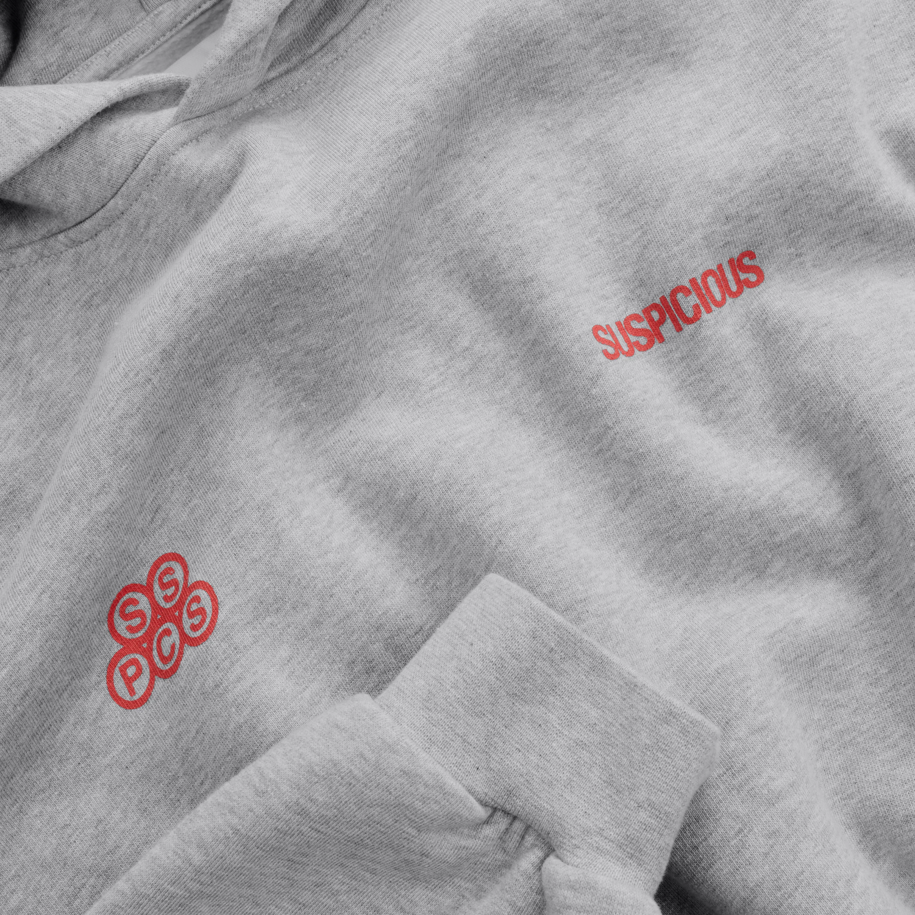 Winter1 / Landscape Hoodie - Heather Grey - Image 7