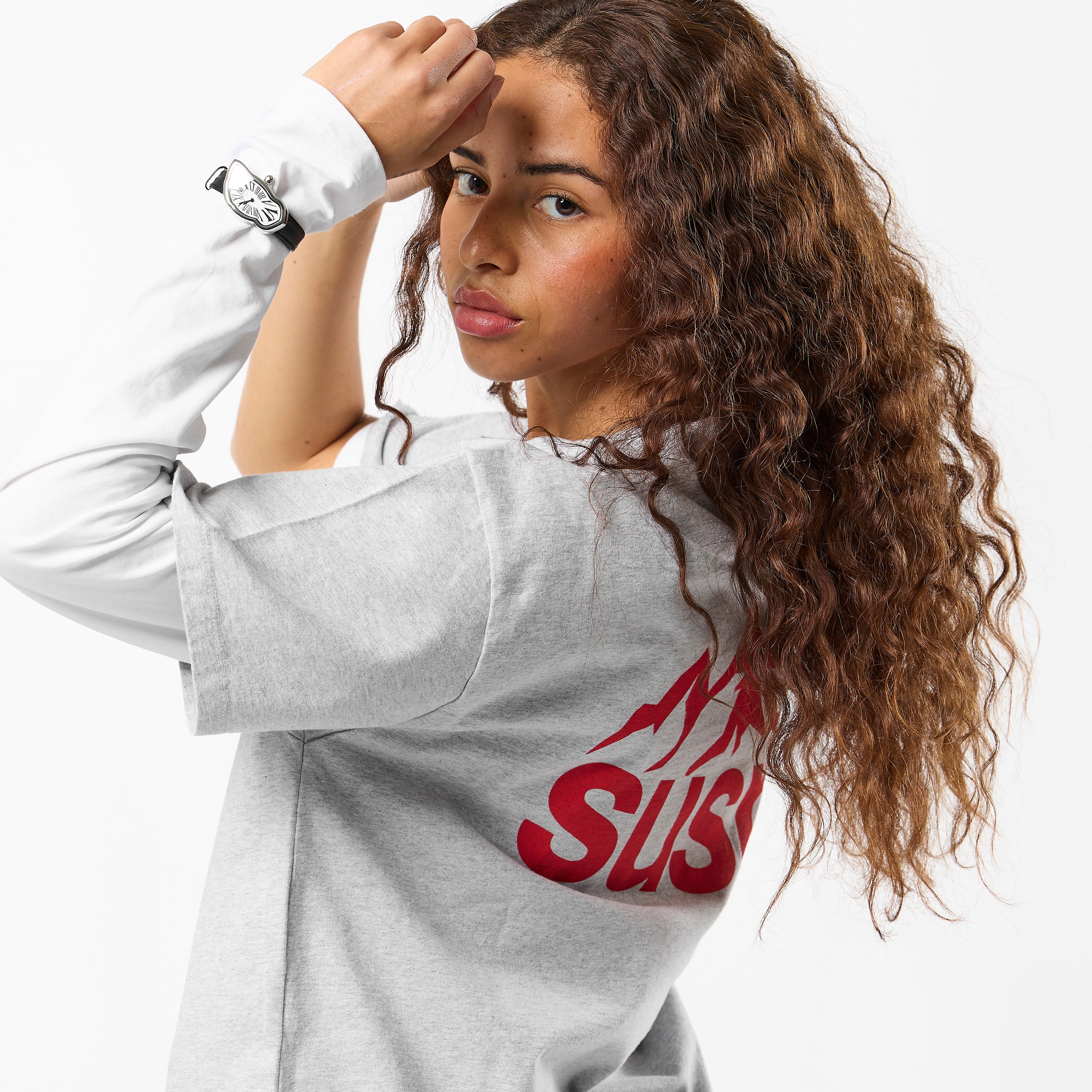Winter1 / Landscape Tee - Heather Grey - Image 8