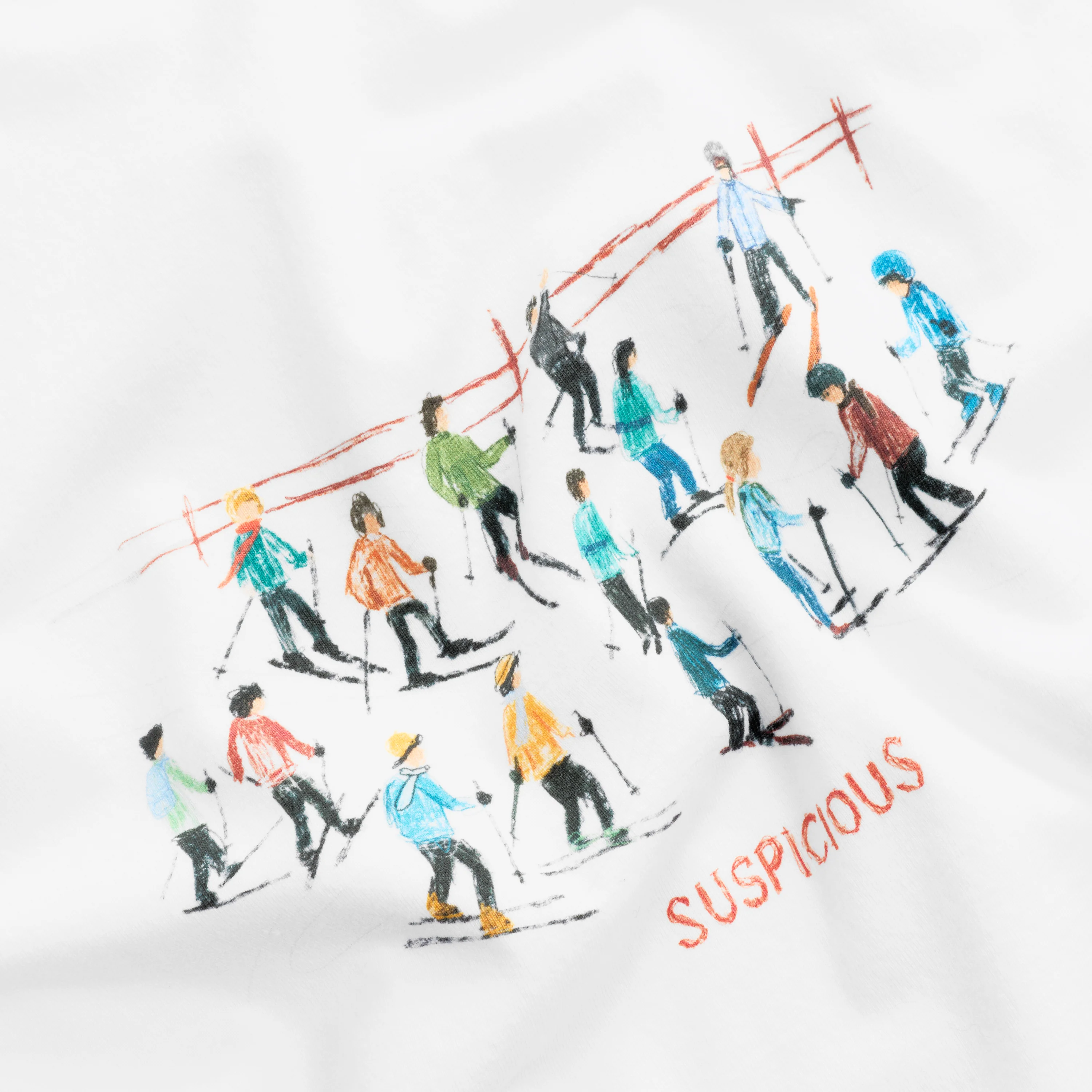 Winter1 / Ski Club Tee - White - Image 5