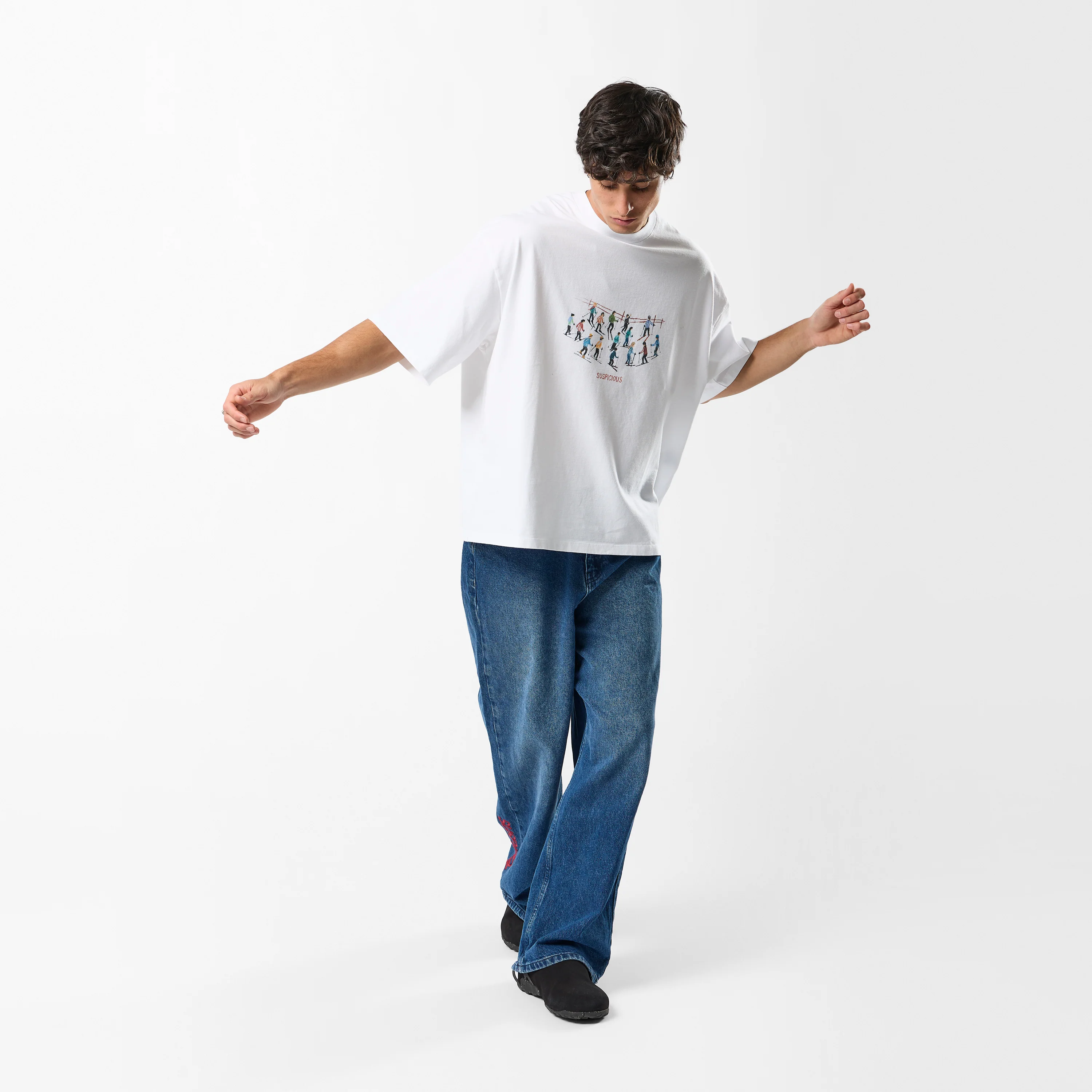 Winter1 / Ski Club Tee - White - Image 6