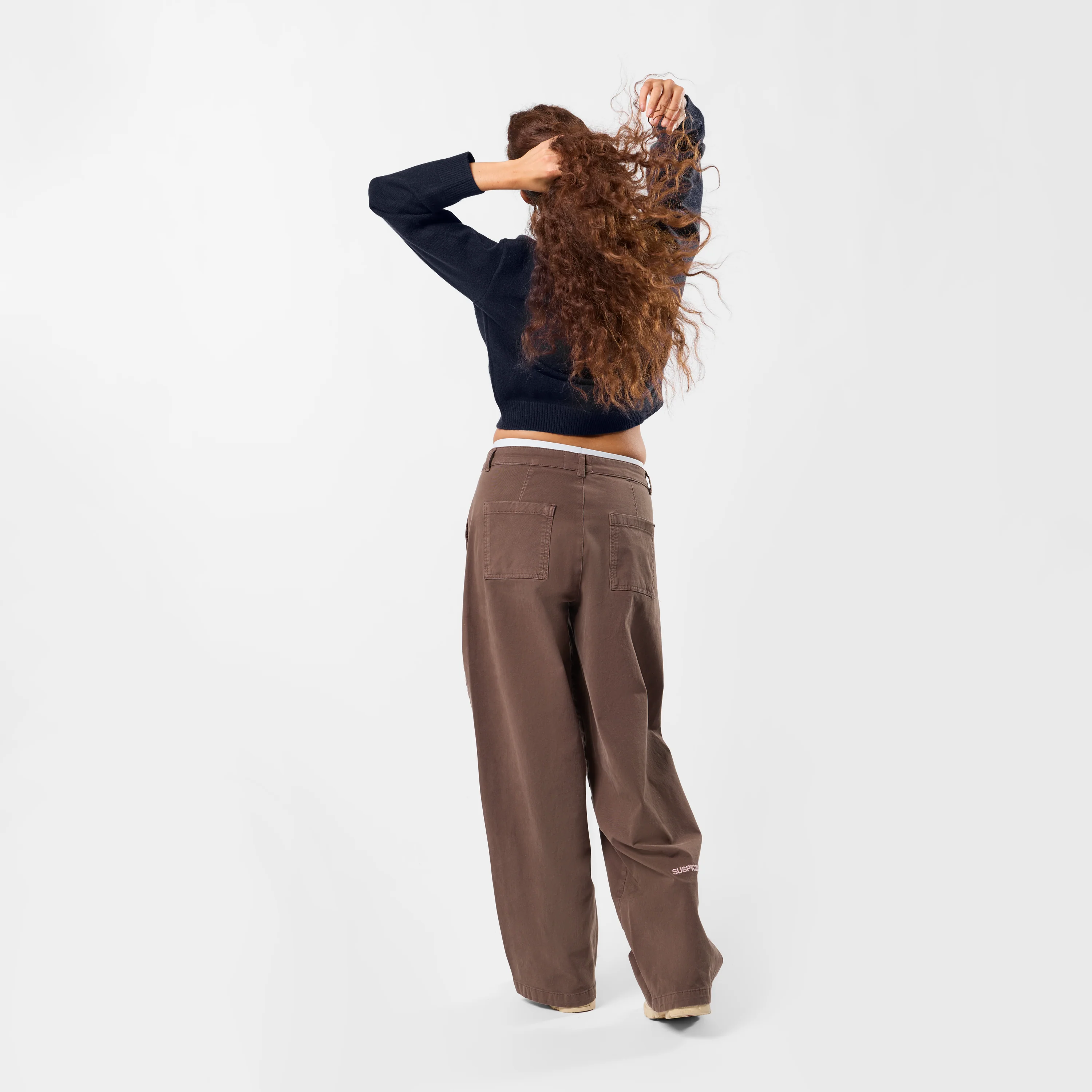 Winter2 / Core W High Neck Knit - Navy - Image 4