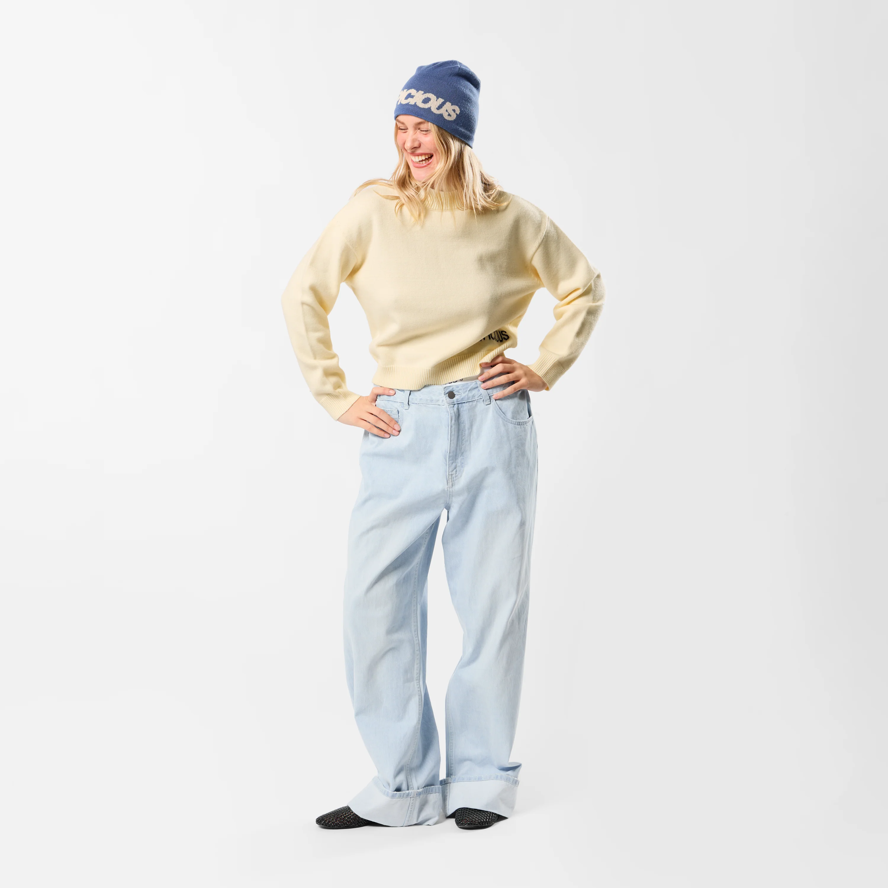 Winter2 / Core W High Neck Knit - Off-White - Image 4