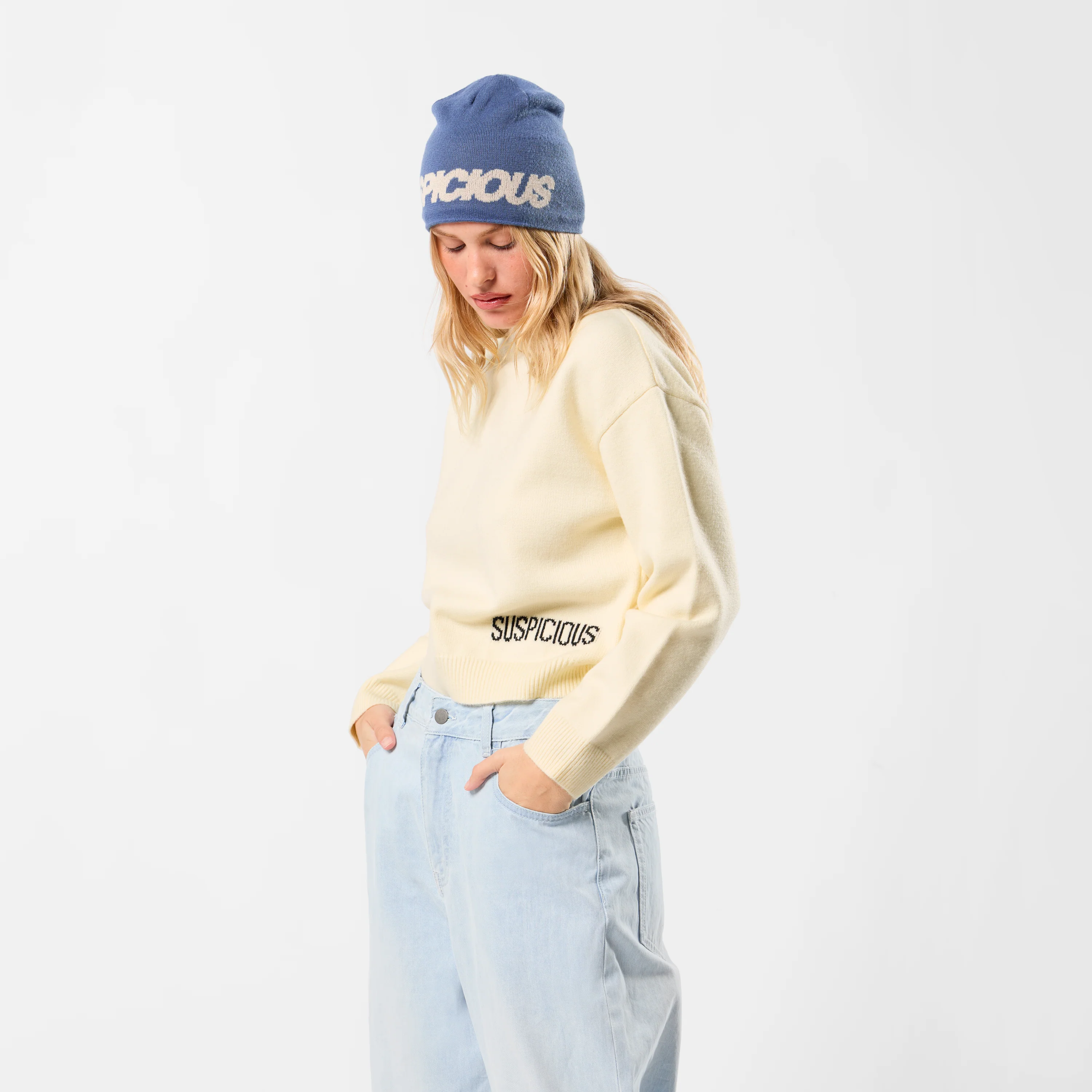 Winter2 / Core W High Neck Knit - Off-White - Image 7