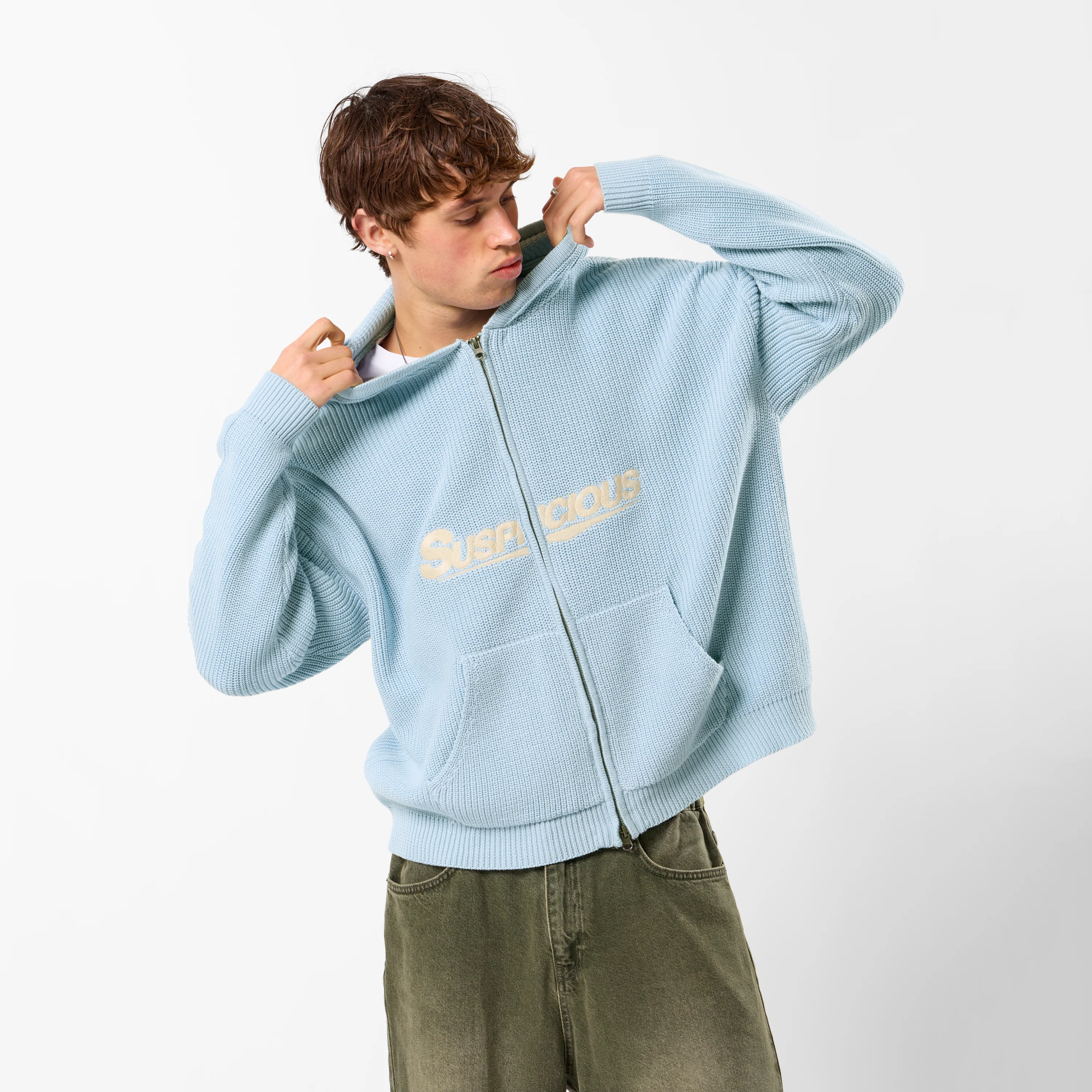 Winter3 / Flow Vintage Zip-Up - Celestial Blue - Image 2